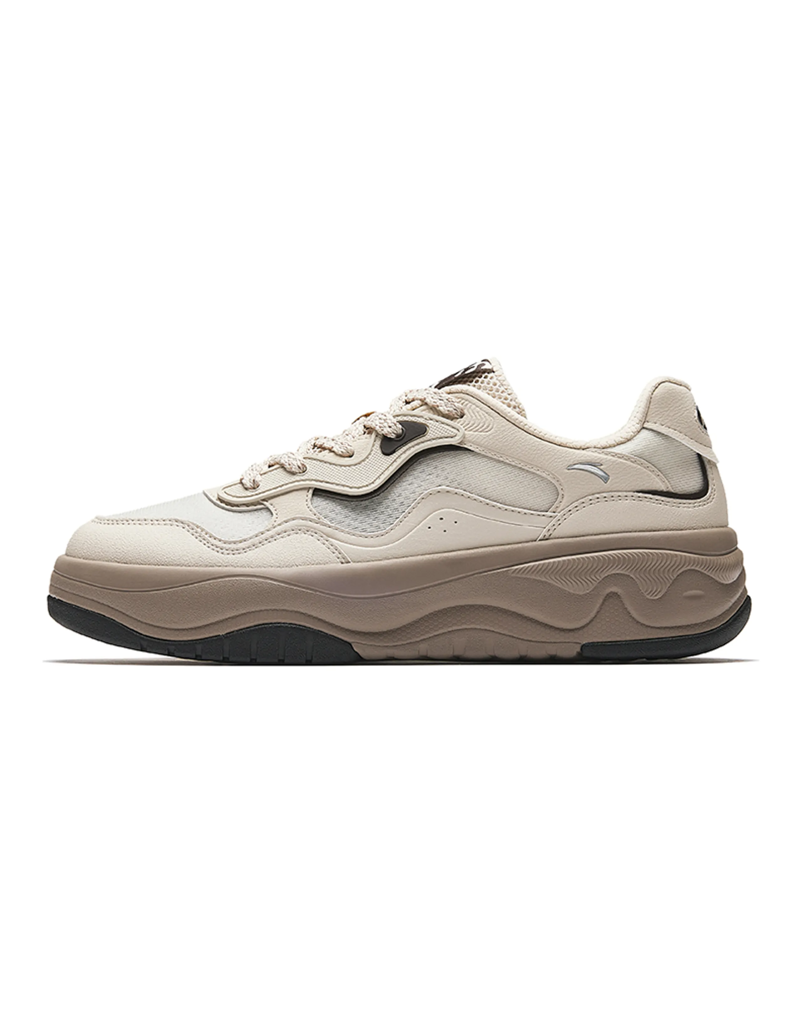 Anta Seaweed 2.0 Comfortable Versatile Slip-Resistant Breathable Wear-Resistant Low-Top Sneakers Men's Chalk White