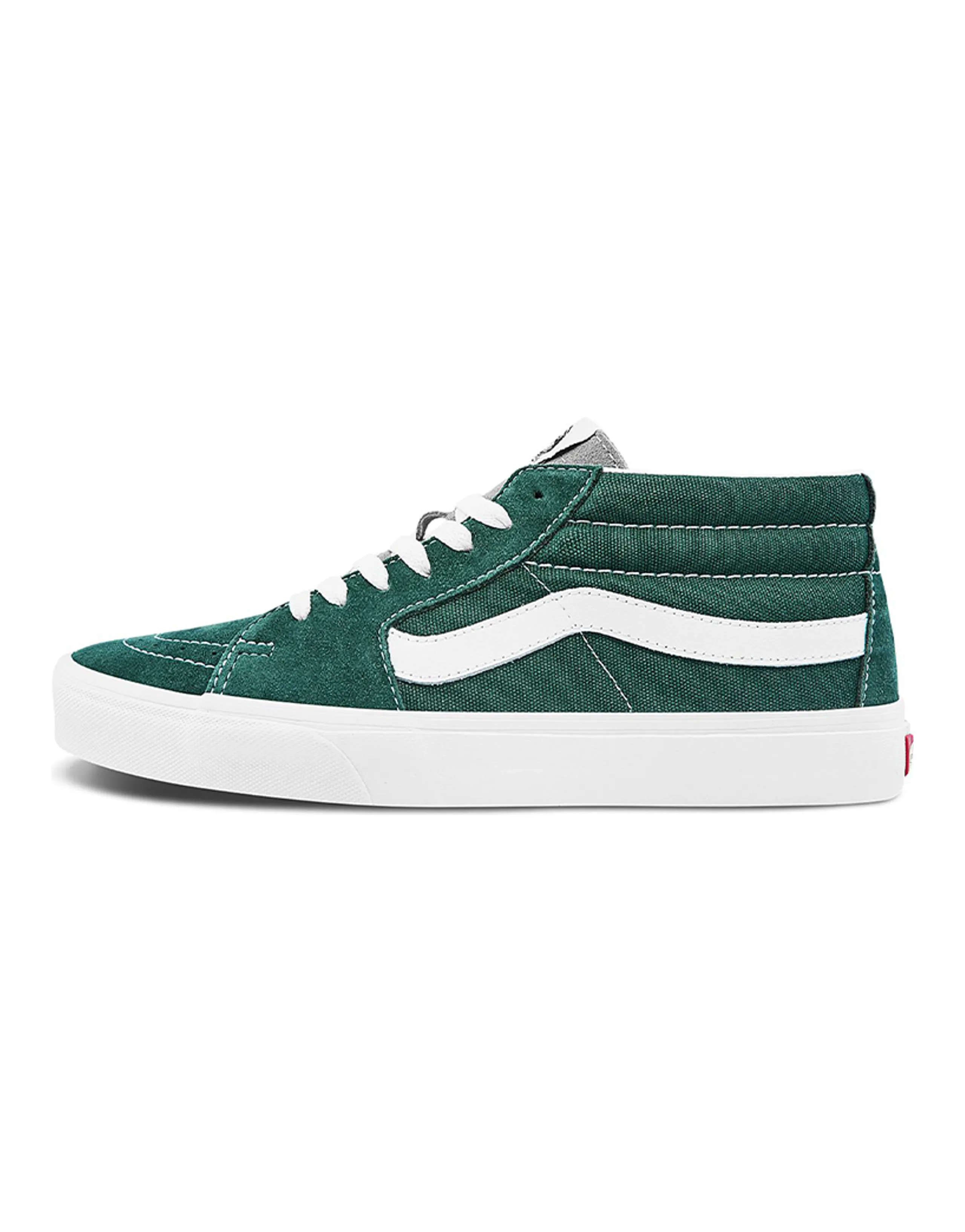 Vans Sk8 Mid Classic Mid Top Casual Skate Shoes Unisex Green