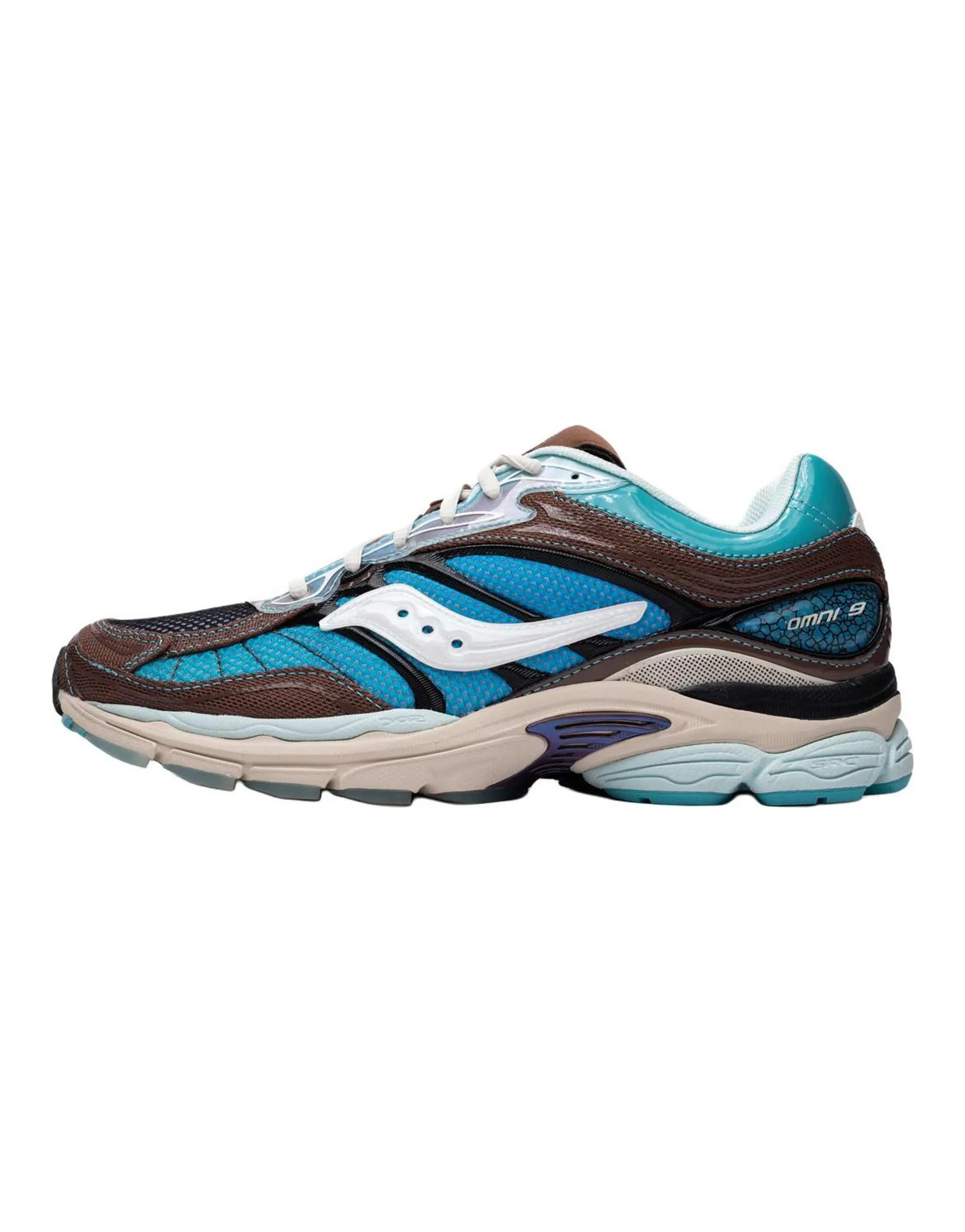 Saucony ProGrid Omni 9 Footpatrol Blue Brown