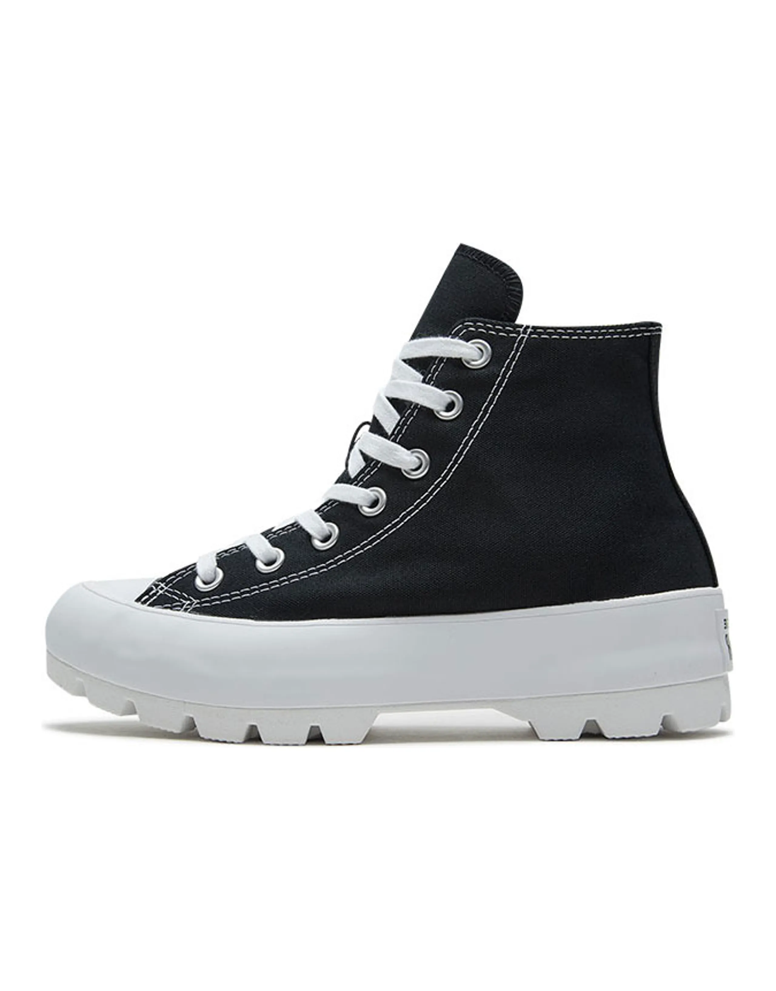 Converse Chuck Taylor All Star Lugged Hi Black White Women's