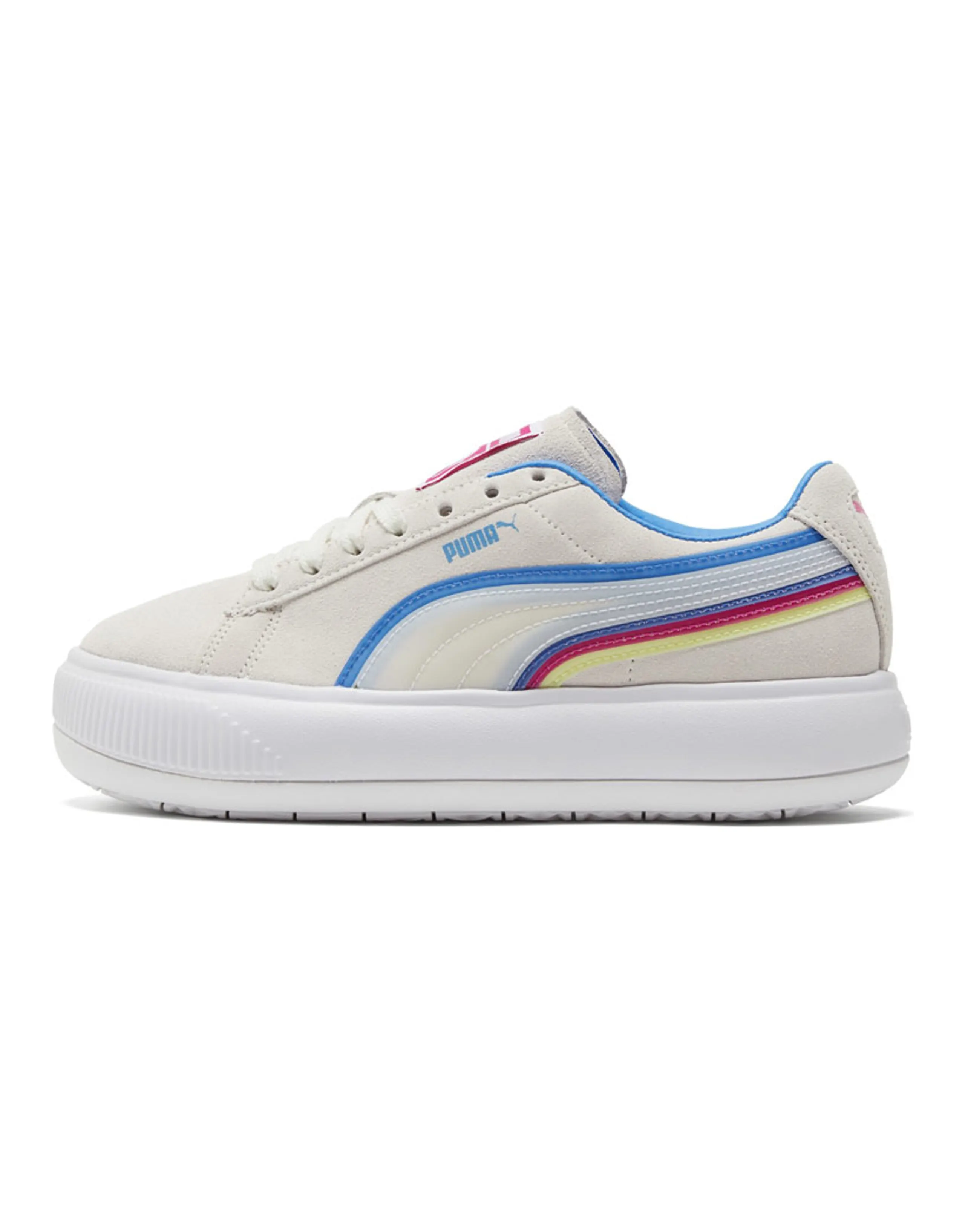 PUMA Suede Mayu Triplex Tech 'Creamwhite Blue Red' Women's