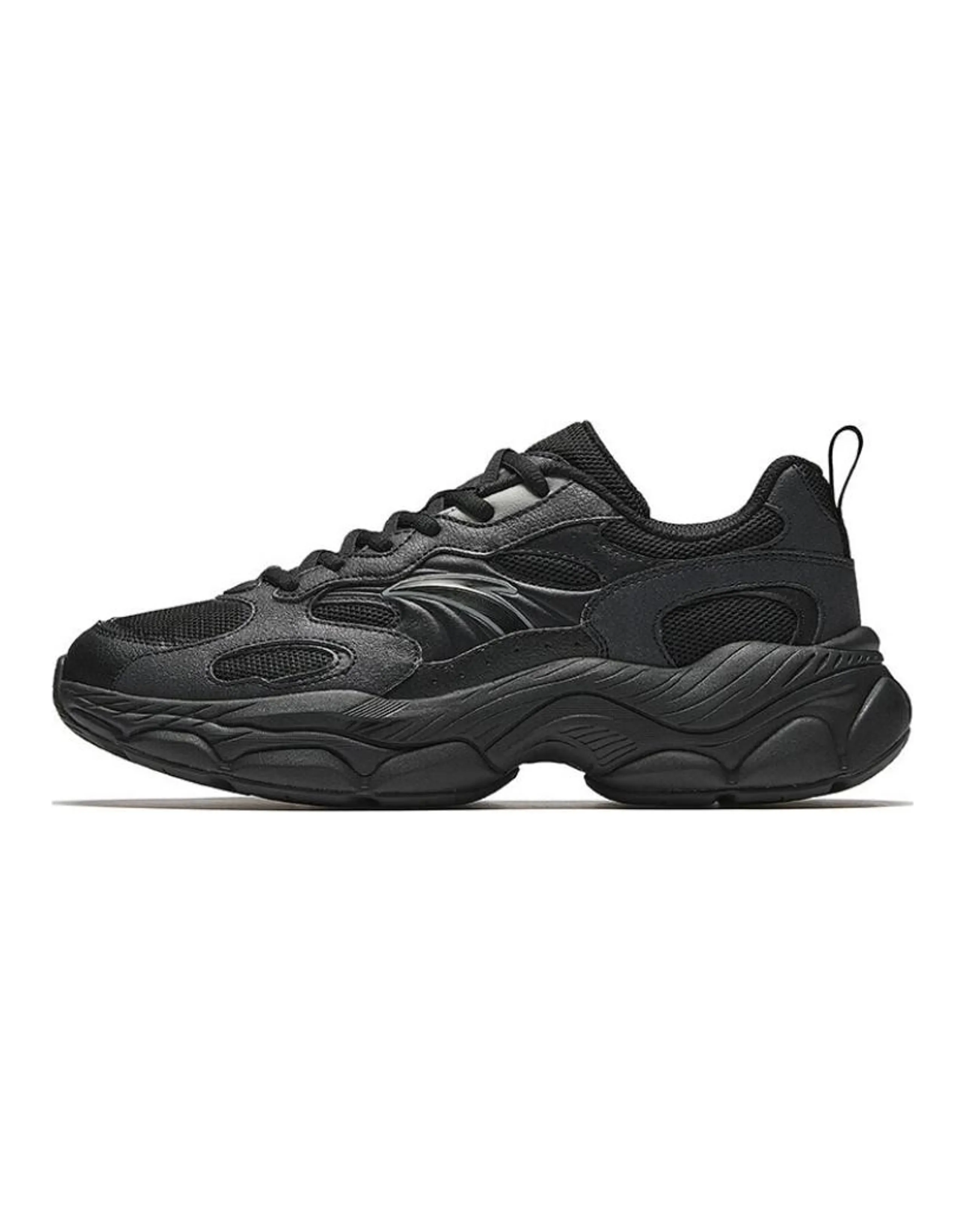 Anta 'Xiao Qian Xi' Fabric Men's Low-Top Casual Shoes Black