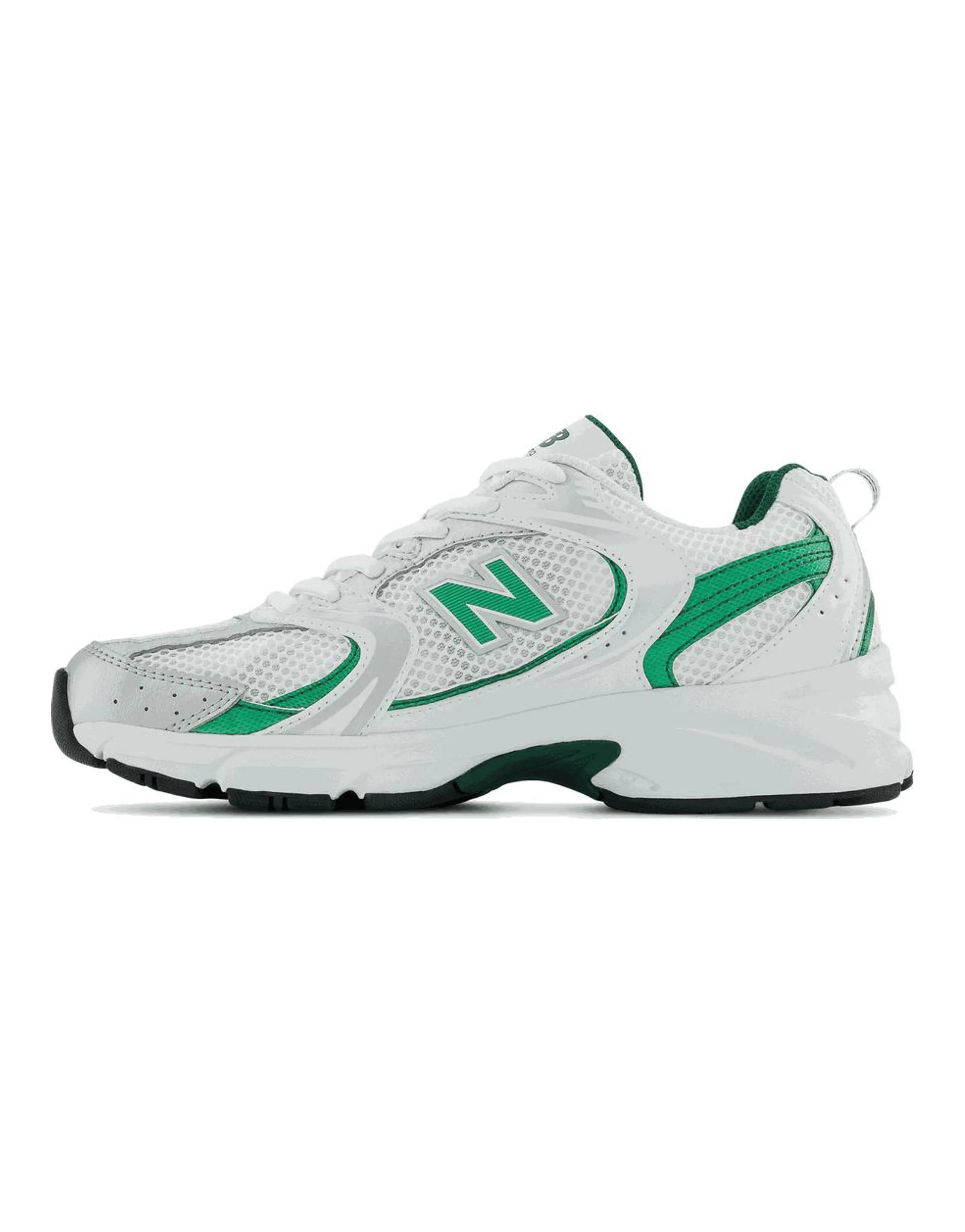 New Balance 530 White Nightwatch Green