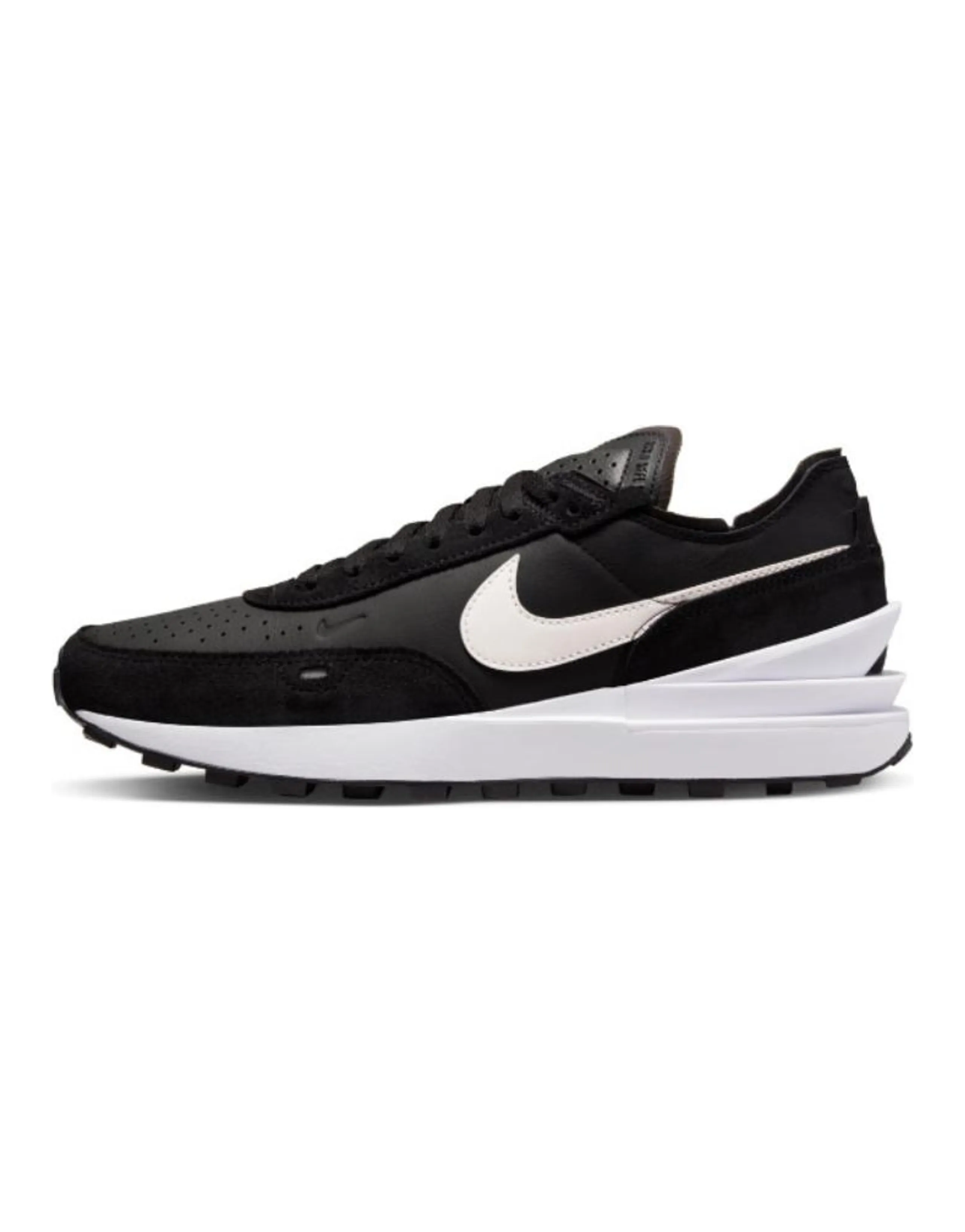 Nike Waffle One Leather Black White
