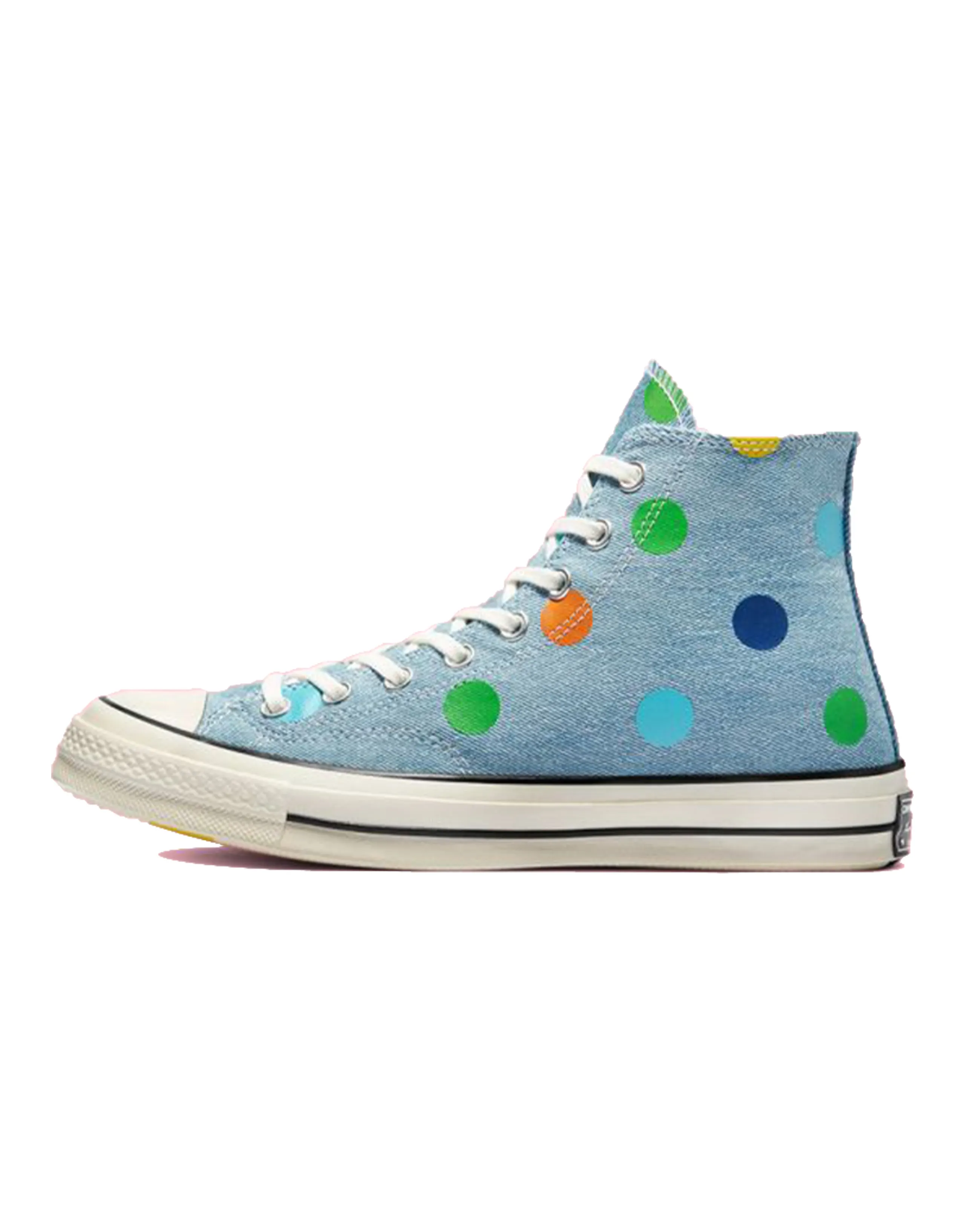 Converse Chuck Taylor All Star 70 Hi Golf Wang Denim Polka Dots