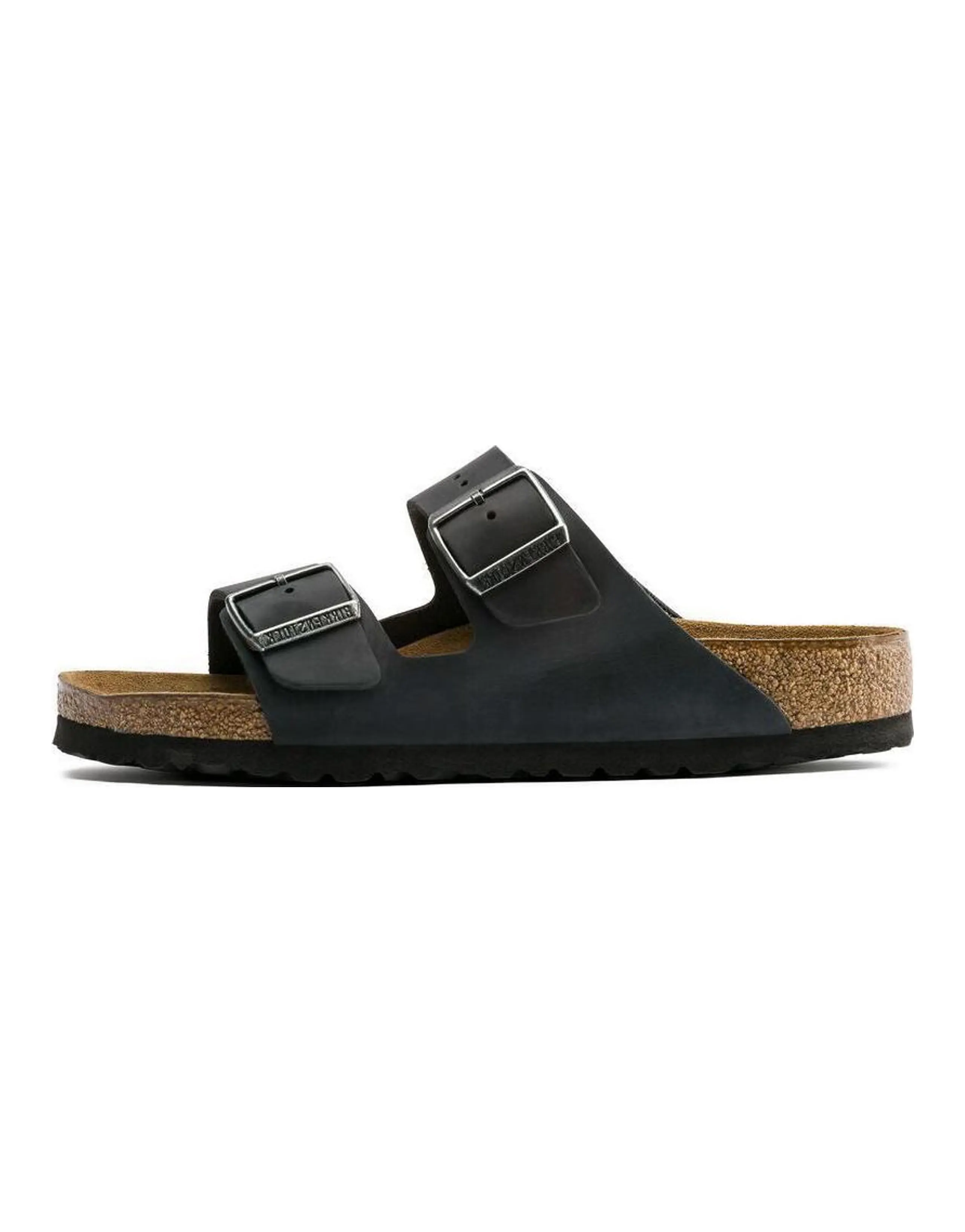 Birkenstock Arizona Soft Footbed Slip-Resistant Slide Slippers Unisex Black Narrow Fit