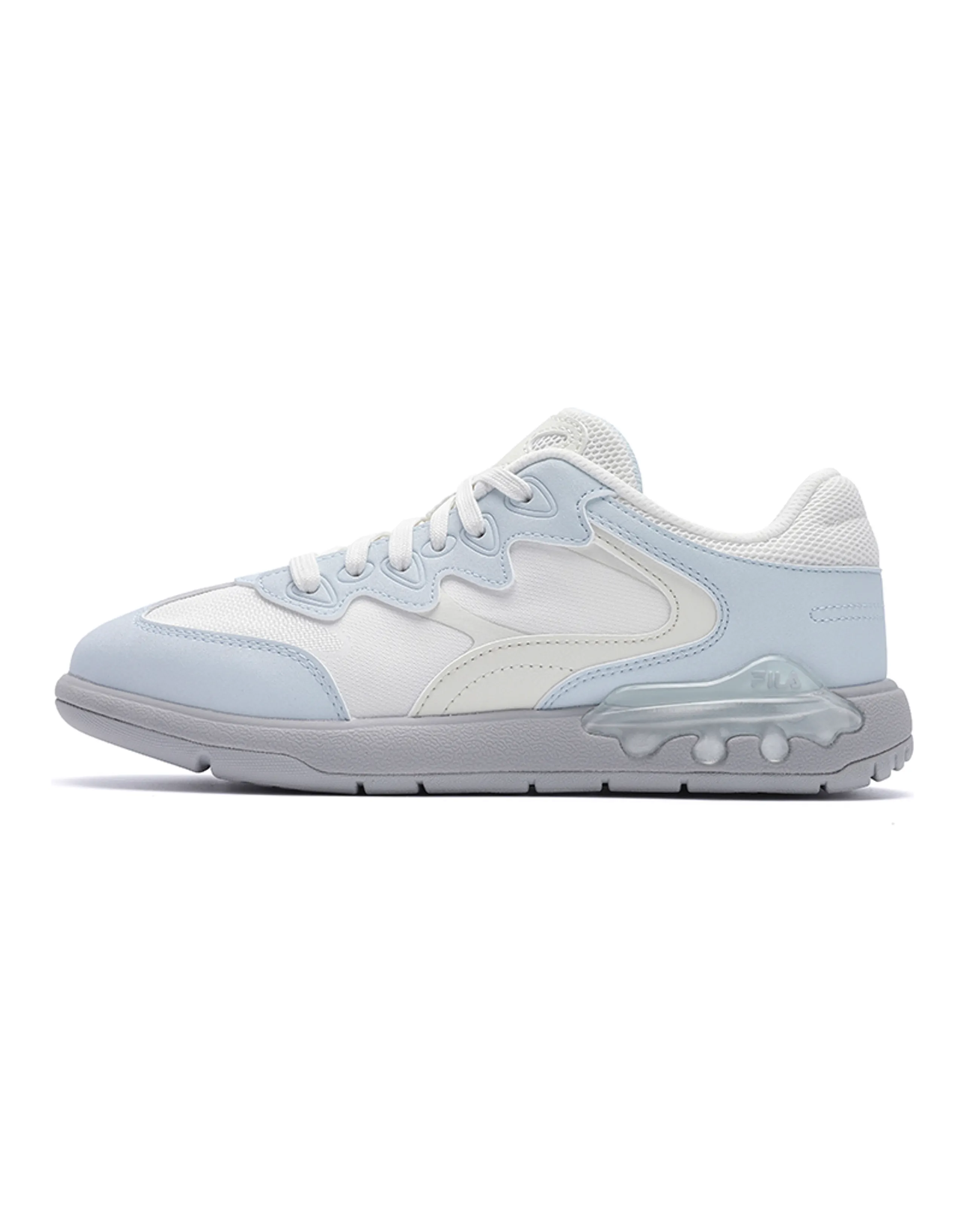 FILA Modern PUDDING Shoes Low Top Skateboard Shoes Women's White Blue