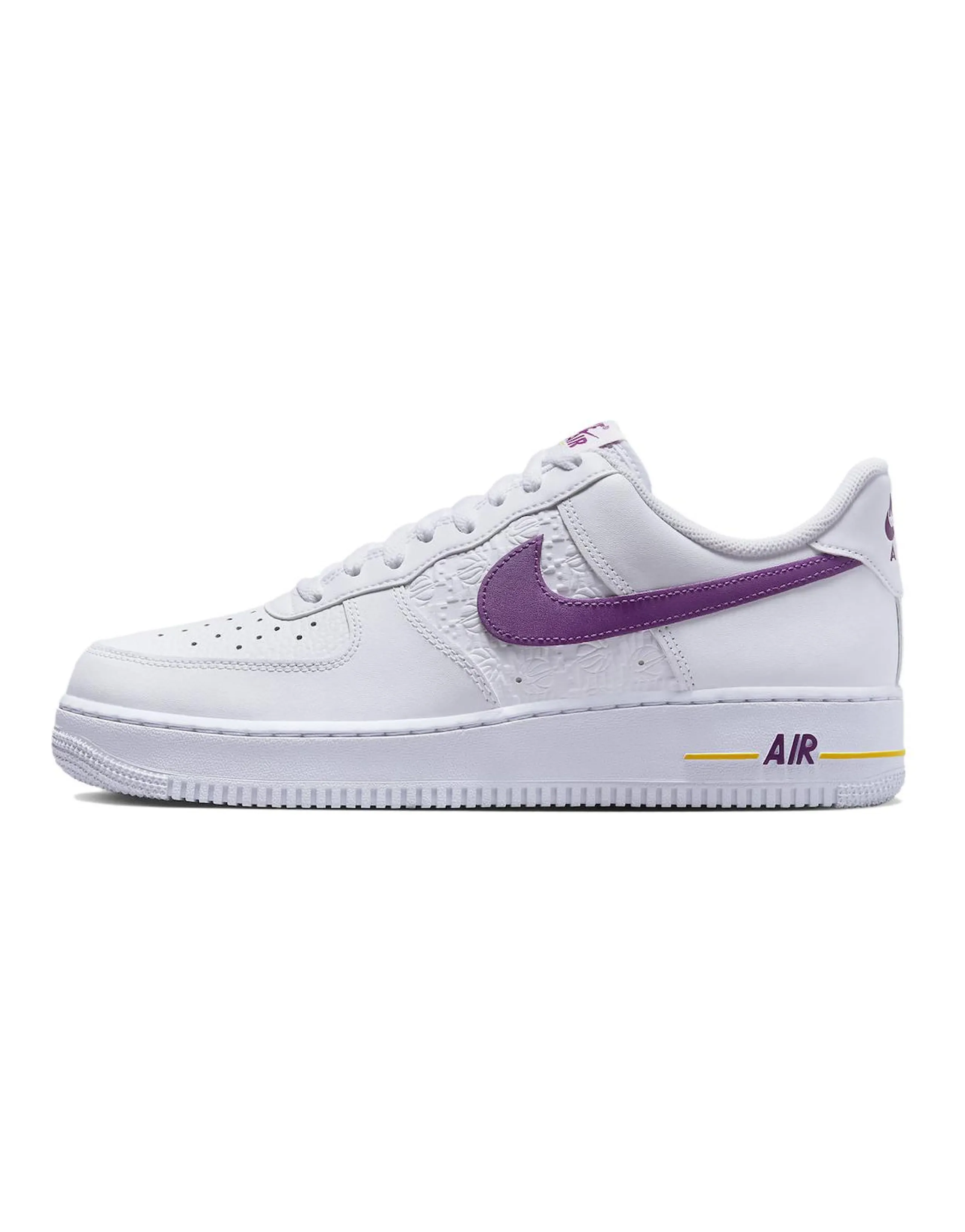 Nike Air Force 1 '07 'Embossed Hoops Lakers'