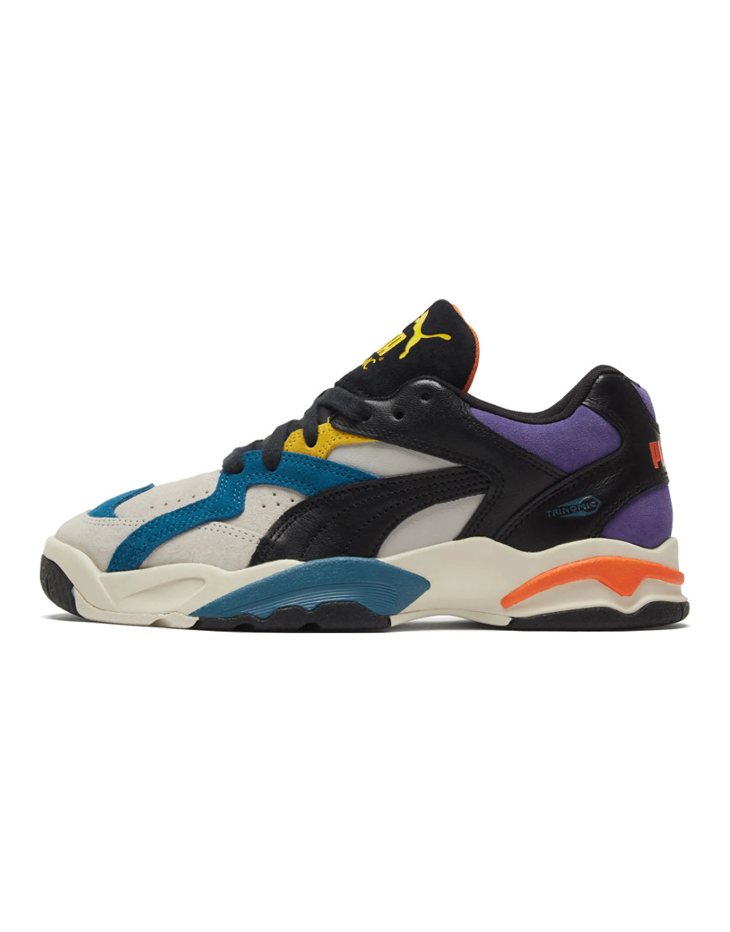 PUMA Performer Vtg 'Gray Black Yellow'