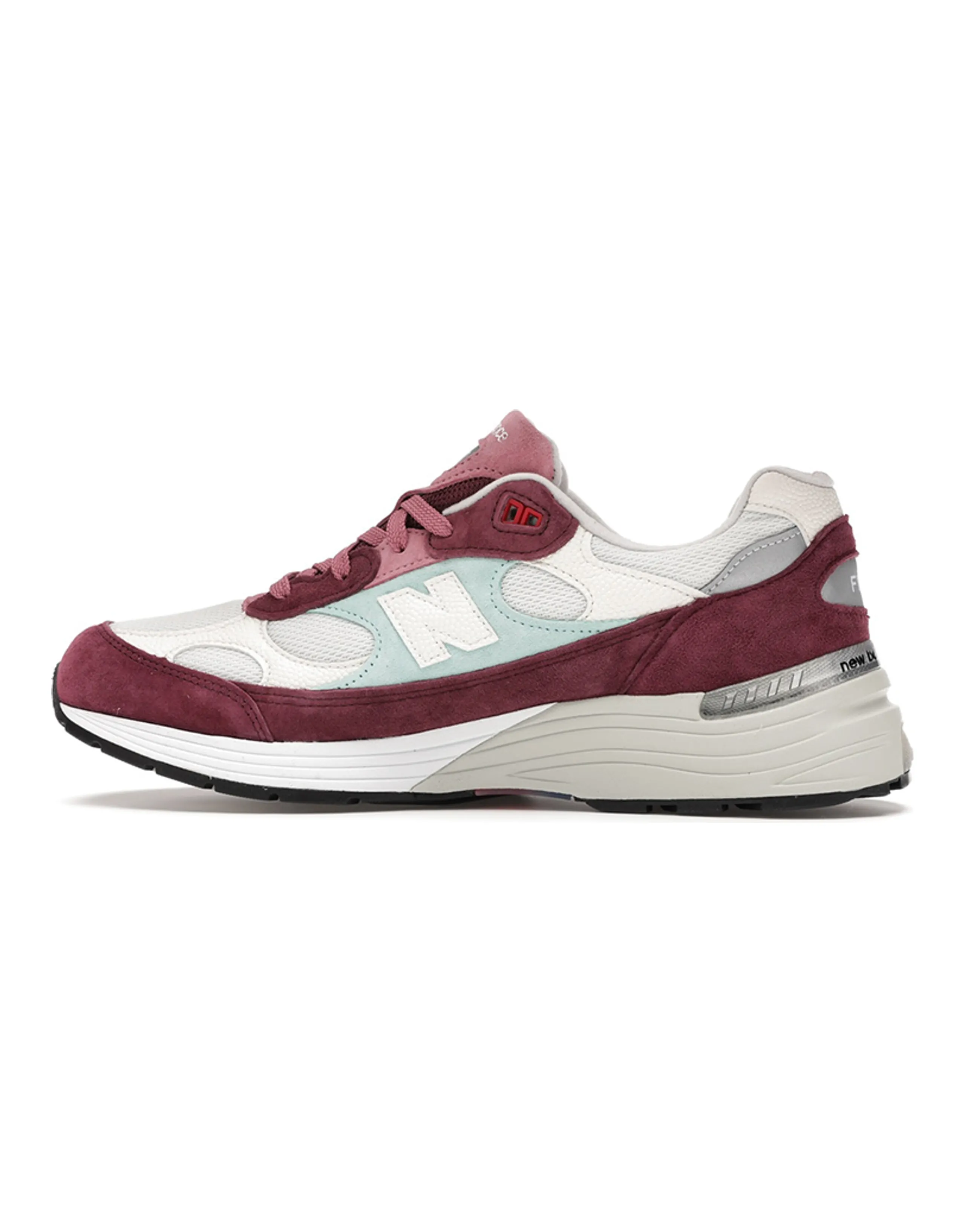 New Balance 992 Kith Kithmas Burgundy White