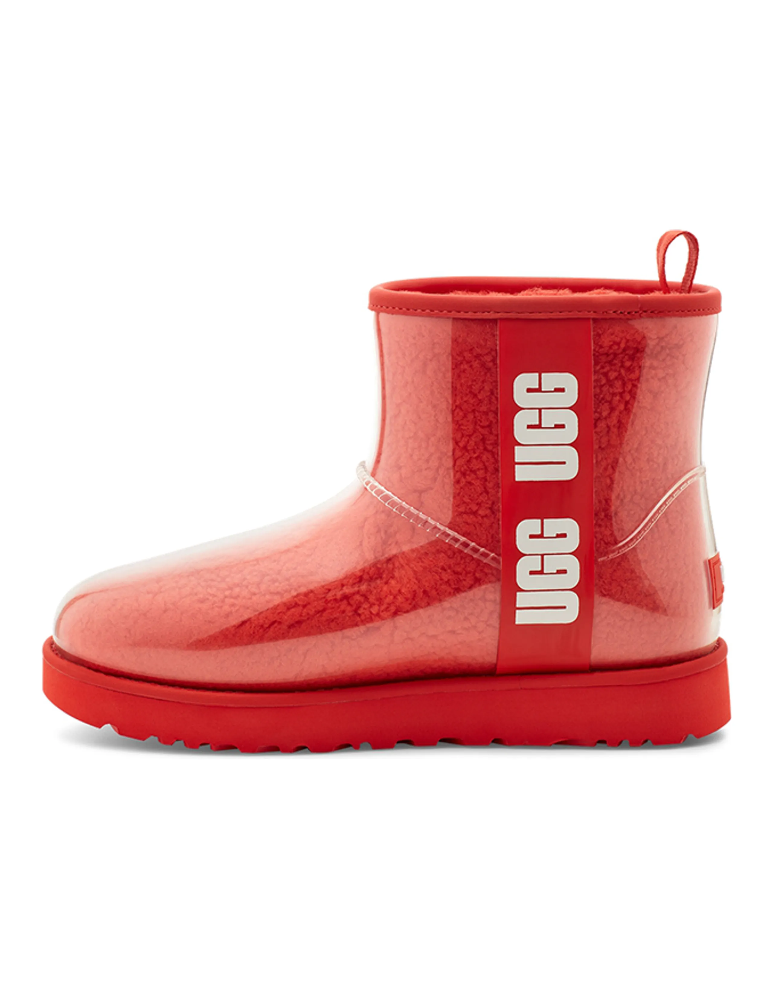 UGG Classic Clear Mini Large Logo Fleece Lined Women's