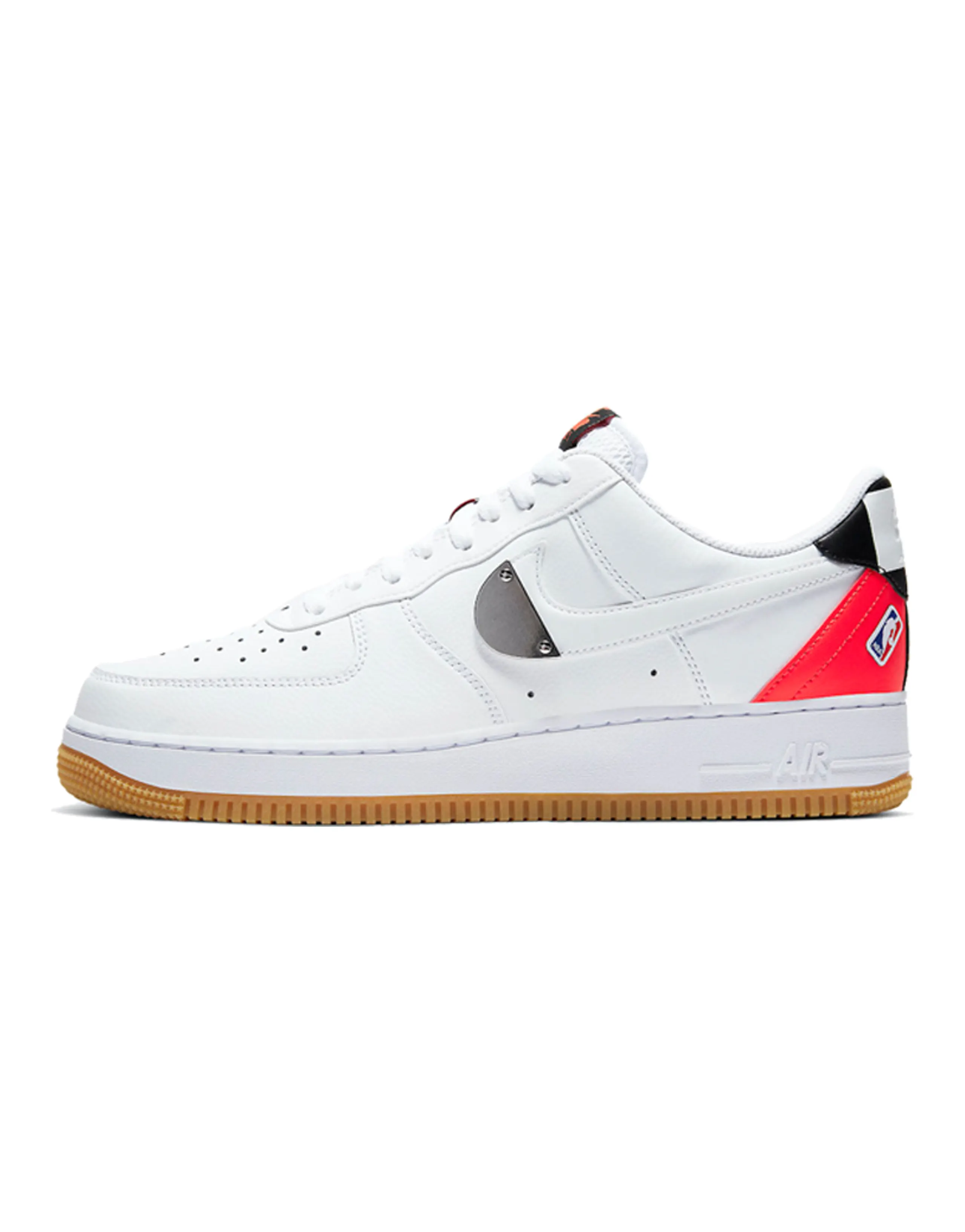 Nike Air Force 1 Low Nba White Crimson Gum