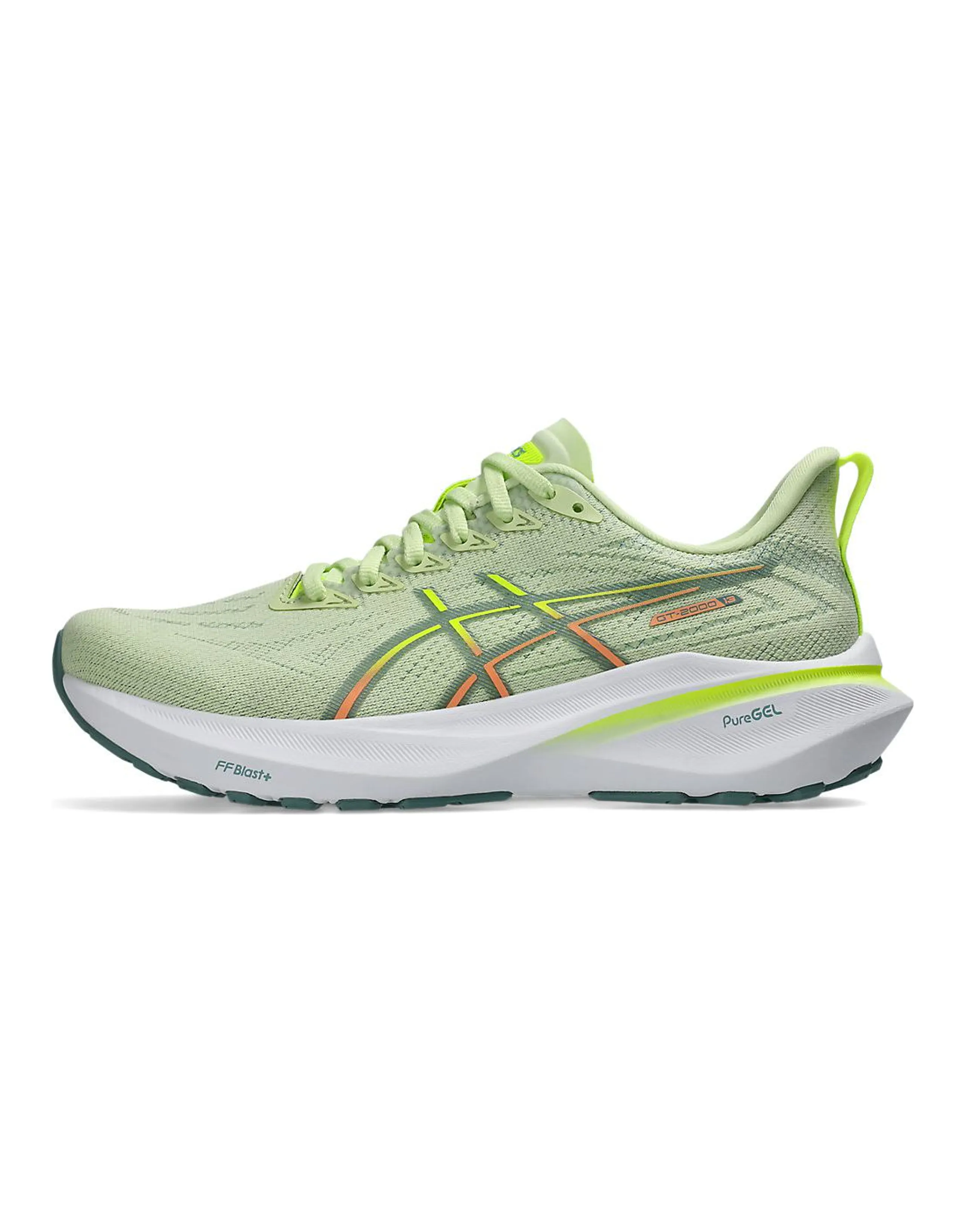 Asics GT 2000 13 Anti Slip Wear Resistant Low Top Running Shoes Unisex Matcha