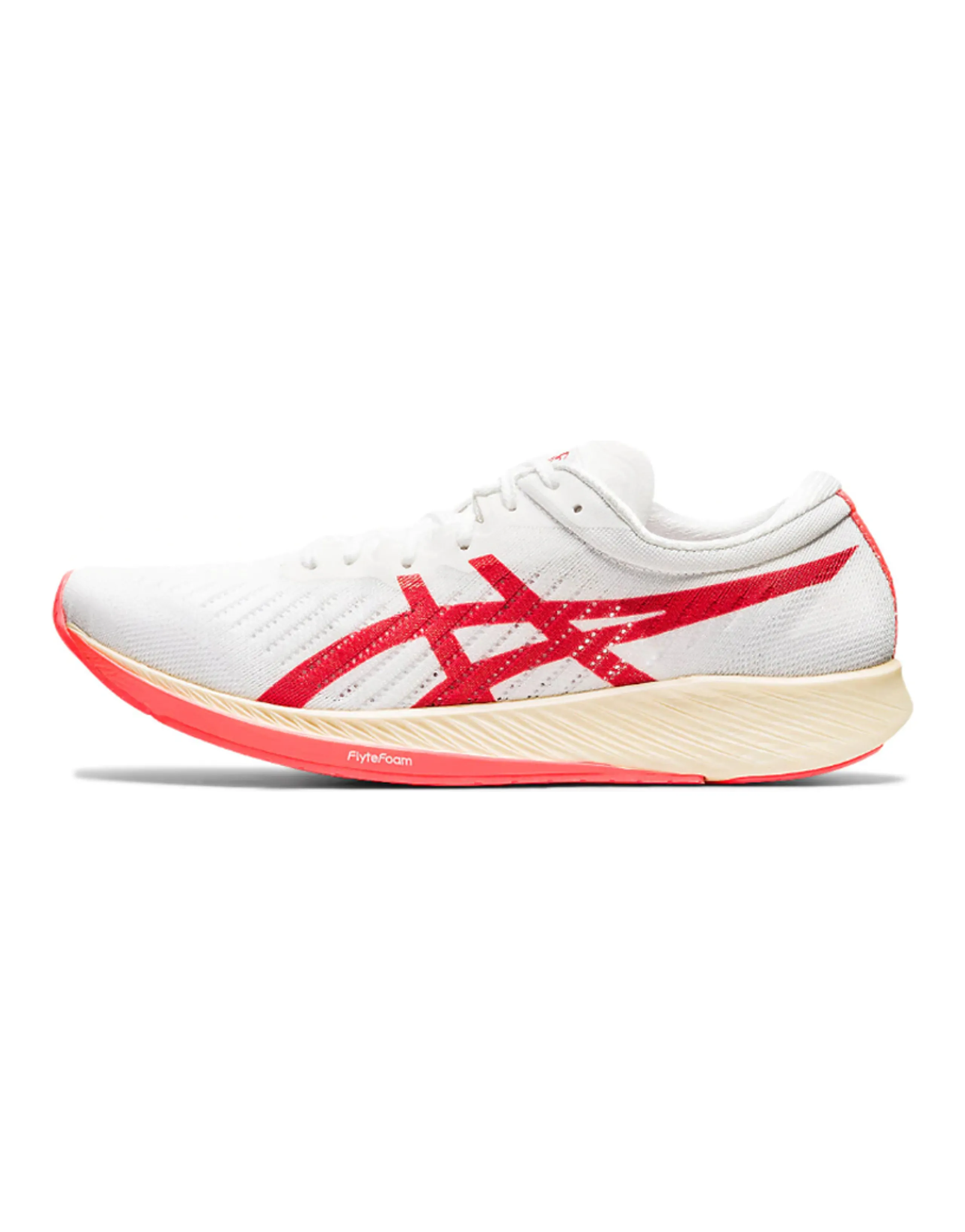 Asics Metaracer White Sunrise Red