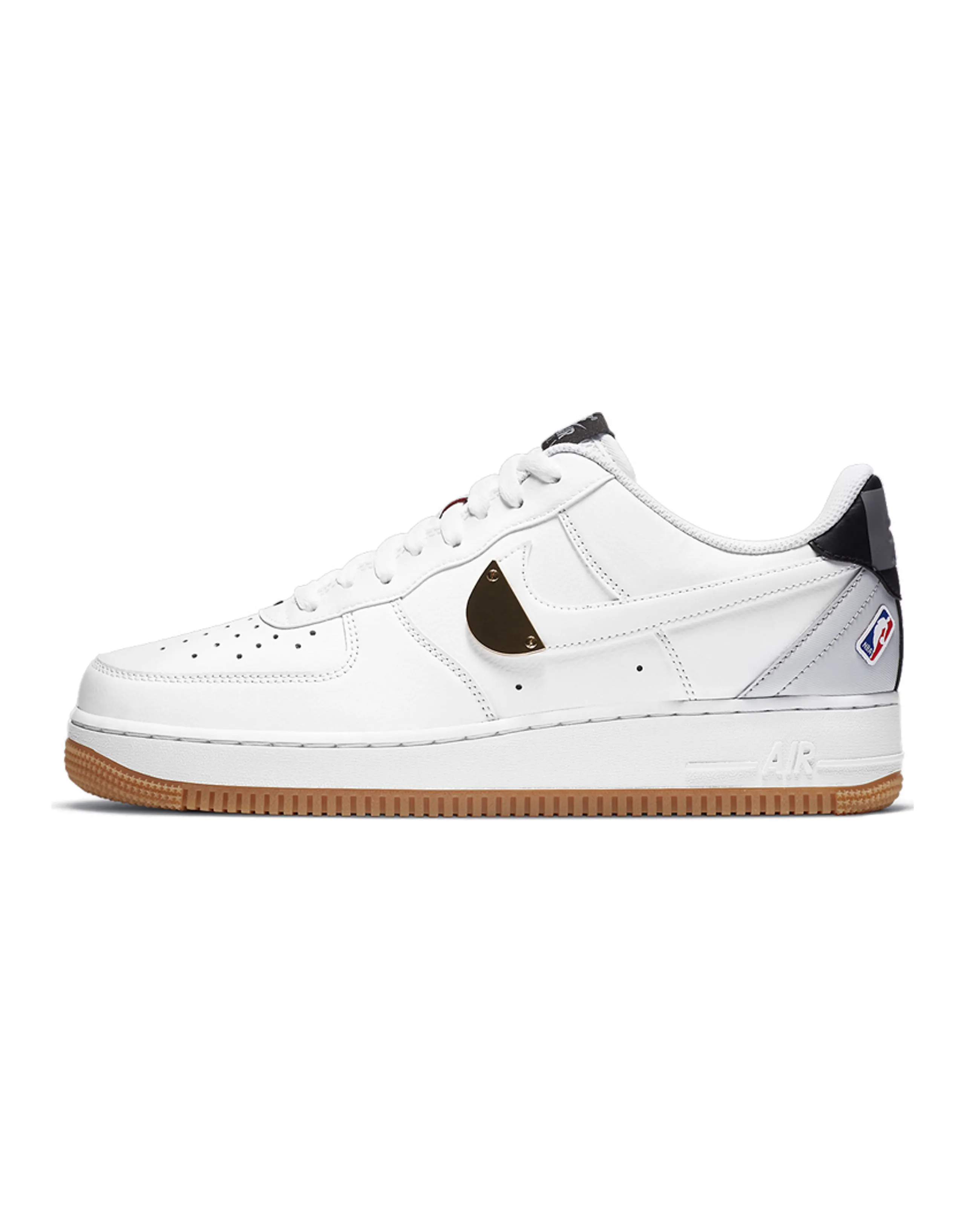 Nike Air Force 1 Low Nba White Grey Gum