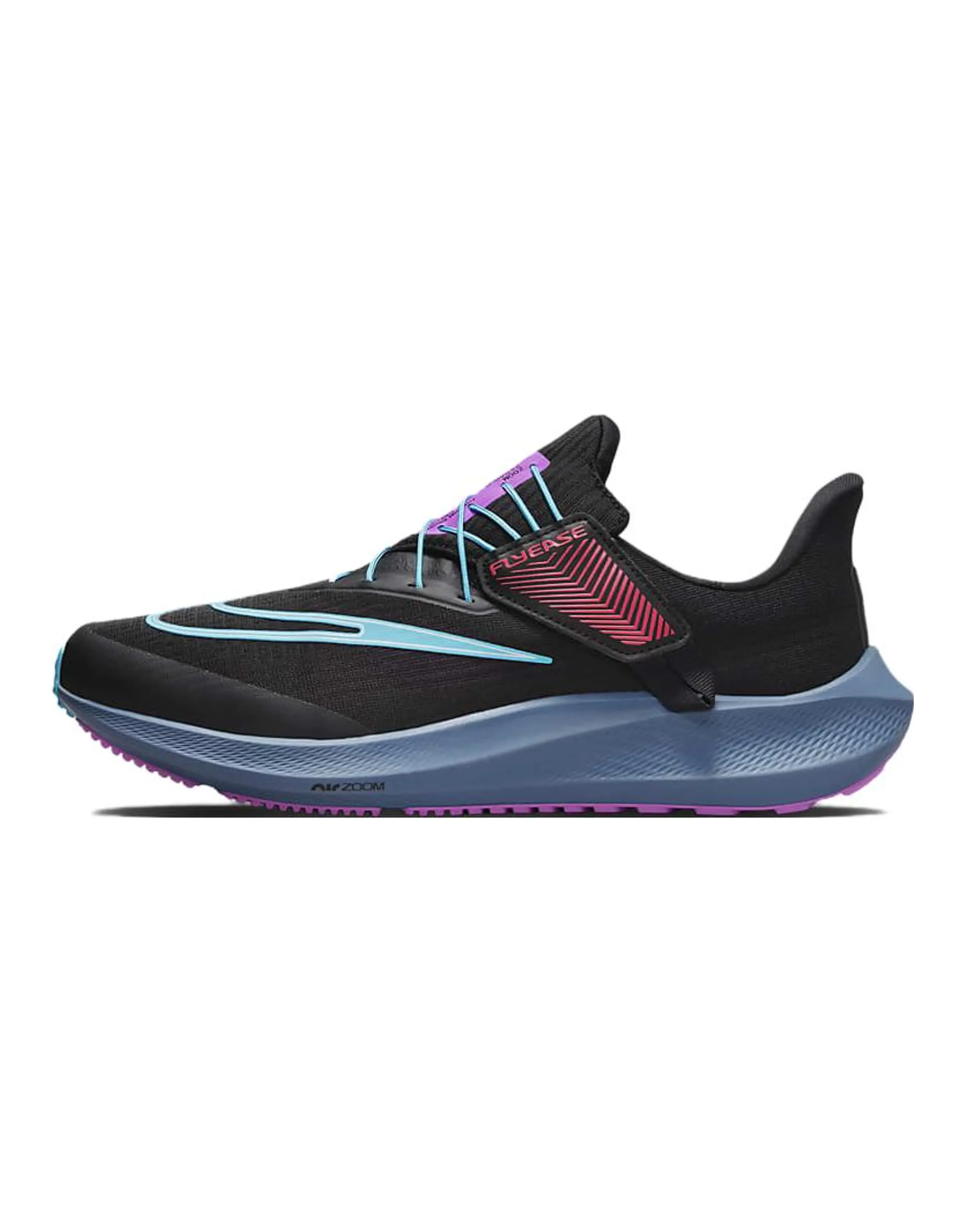 Nike Pegasus Flyease Se Black Baltic Blue Fuchsia Dream