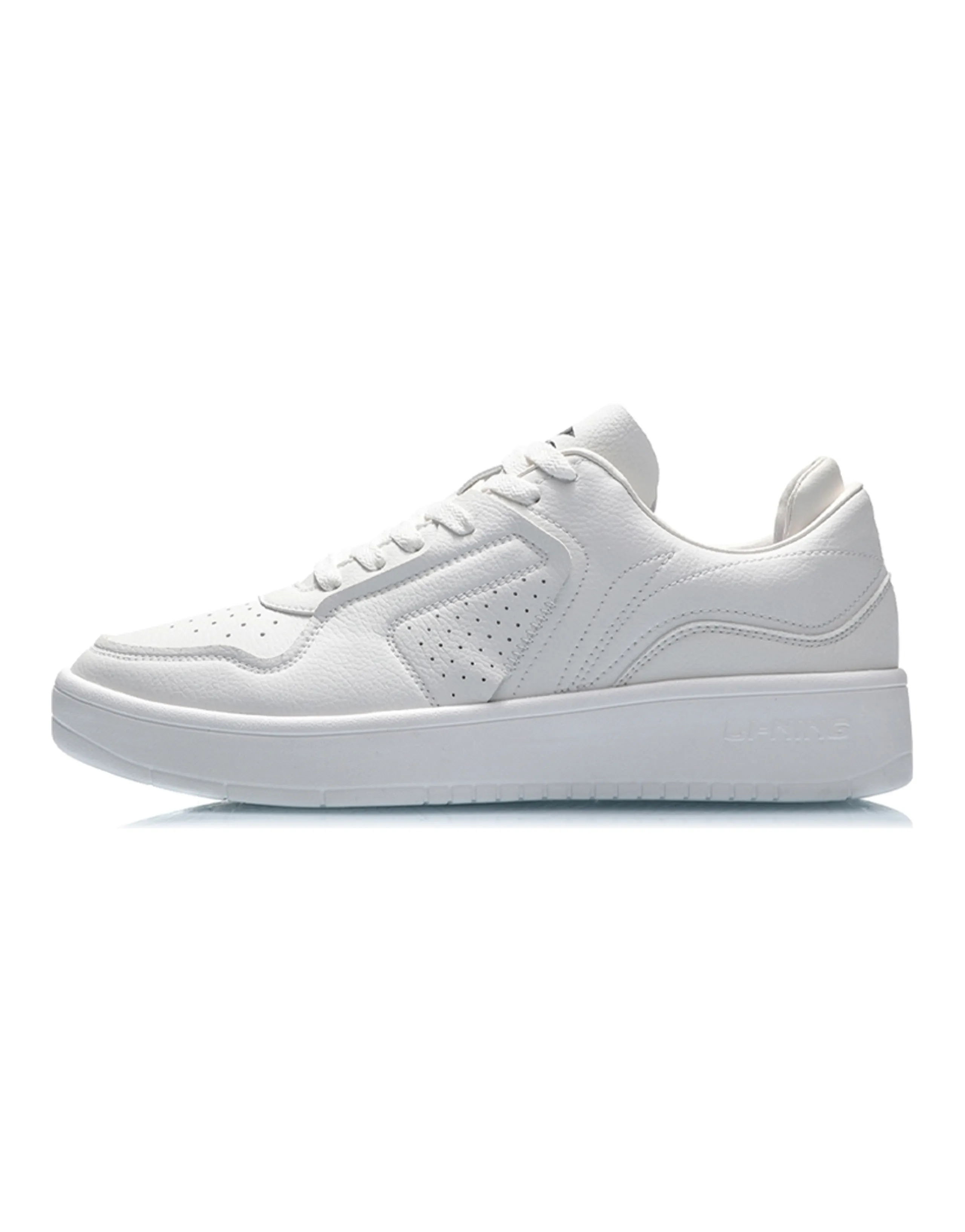 LiNing Street Player Coverage Warm Slip-Resistant Low-Top Skateboard Shoes White