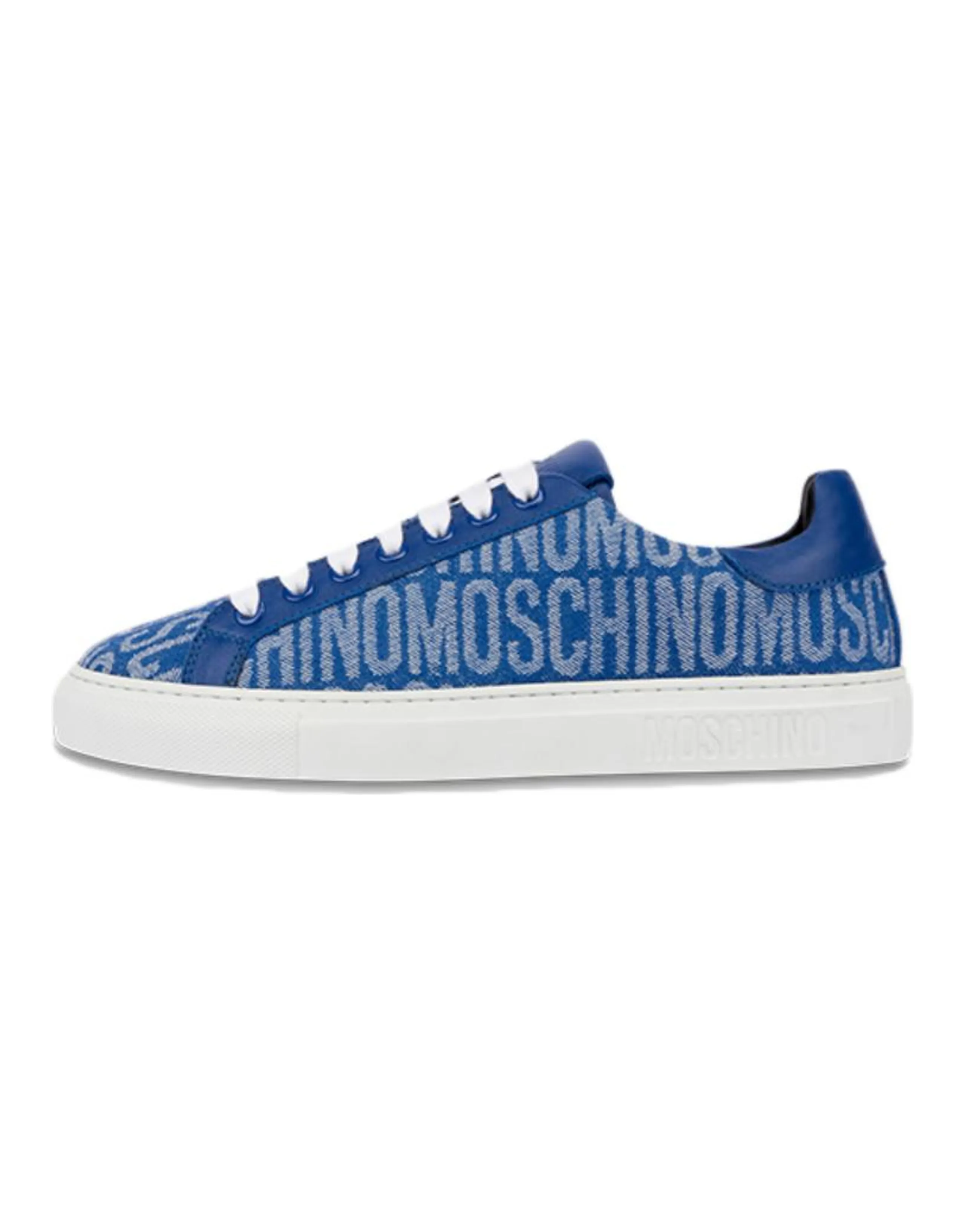 MOSCHINO Low-Top Skateboard Shoes Women's Blue