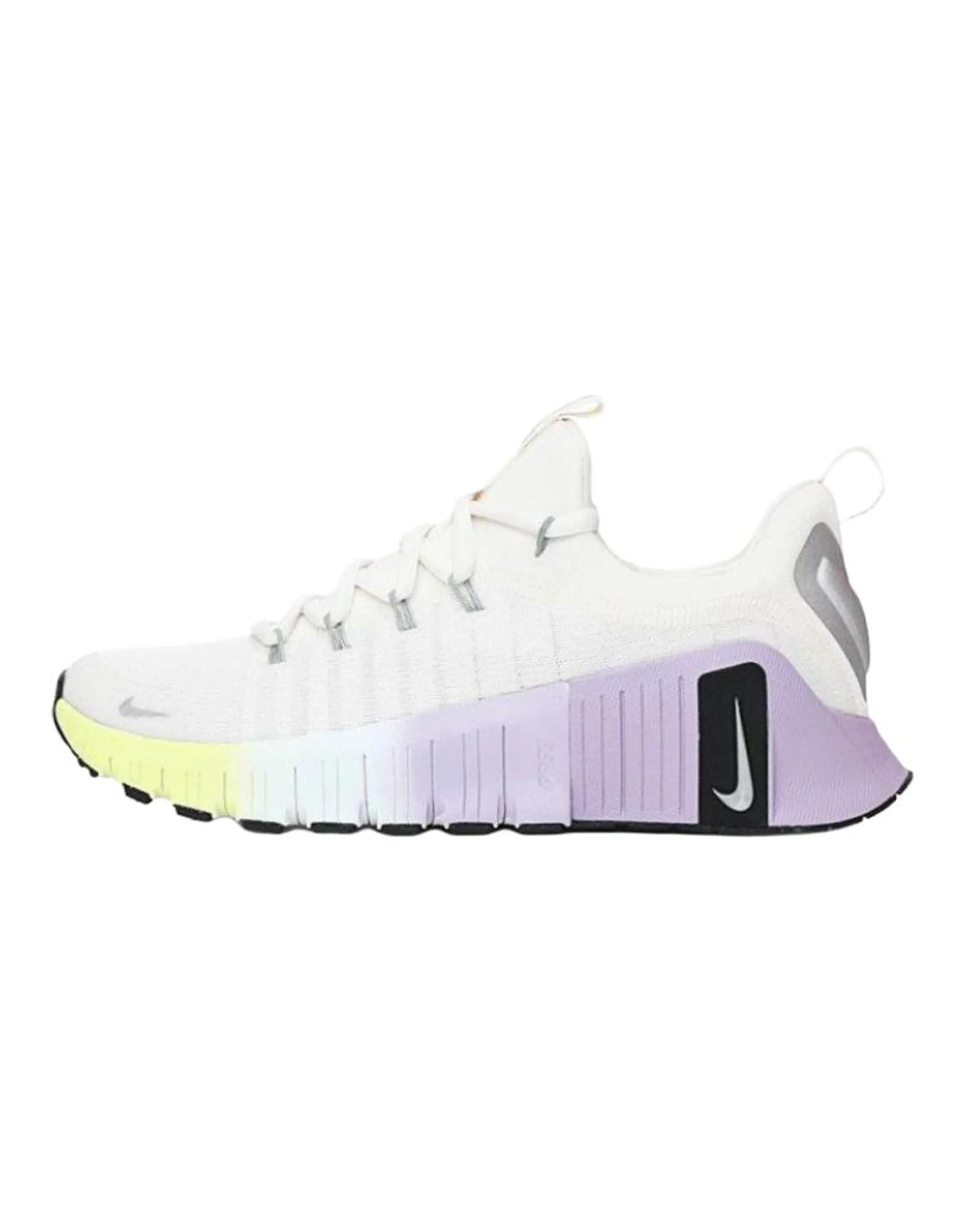 Nike Free Metcon 6 Se Phantom Black Hydrangeas Metallic Silver Women's