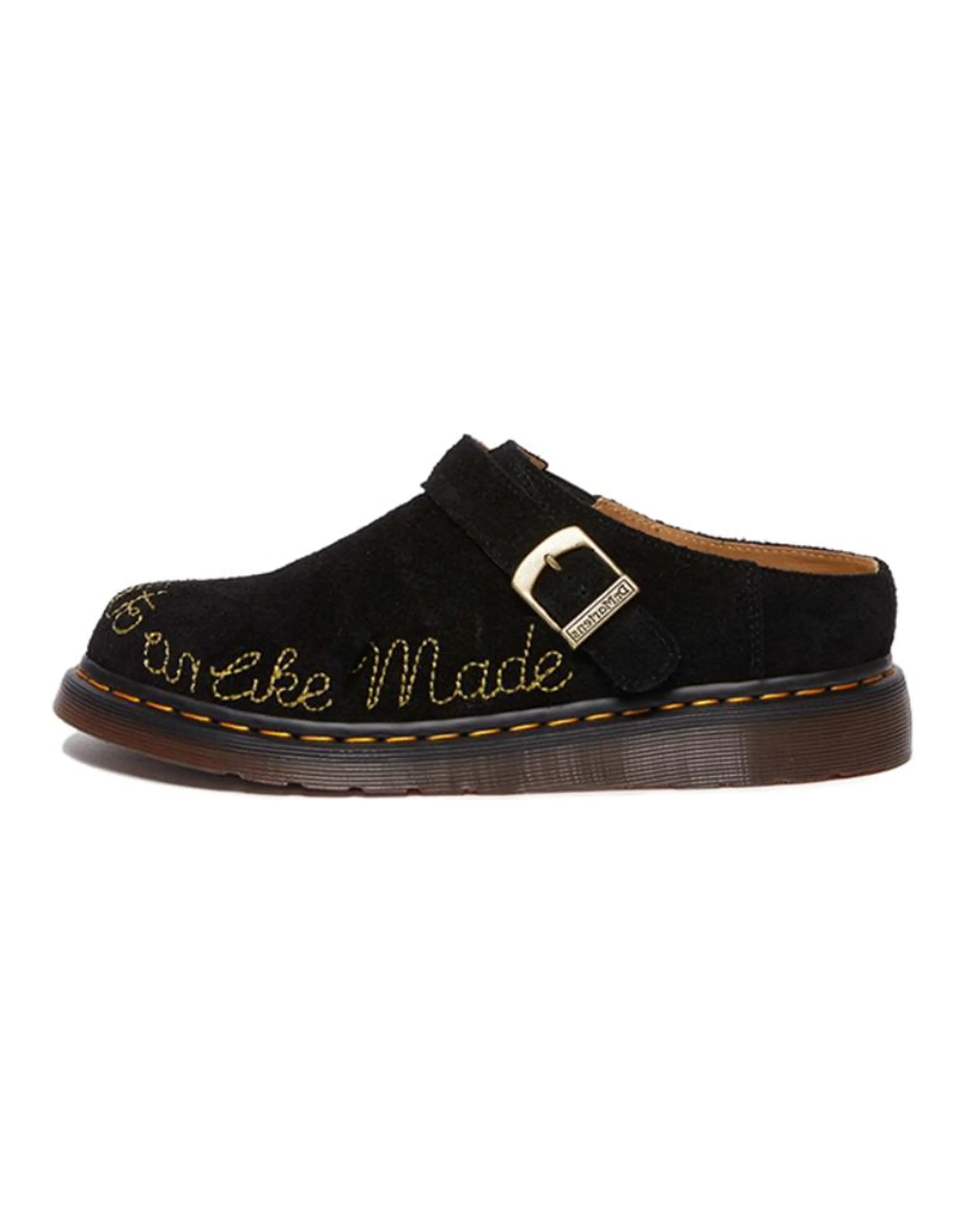 Dr.Martens Isham Desert Oasis Suede Mules 'Black'