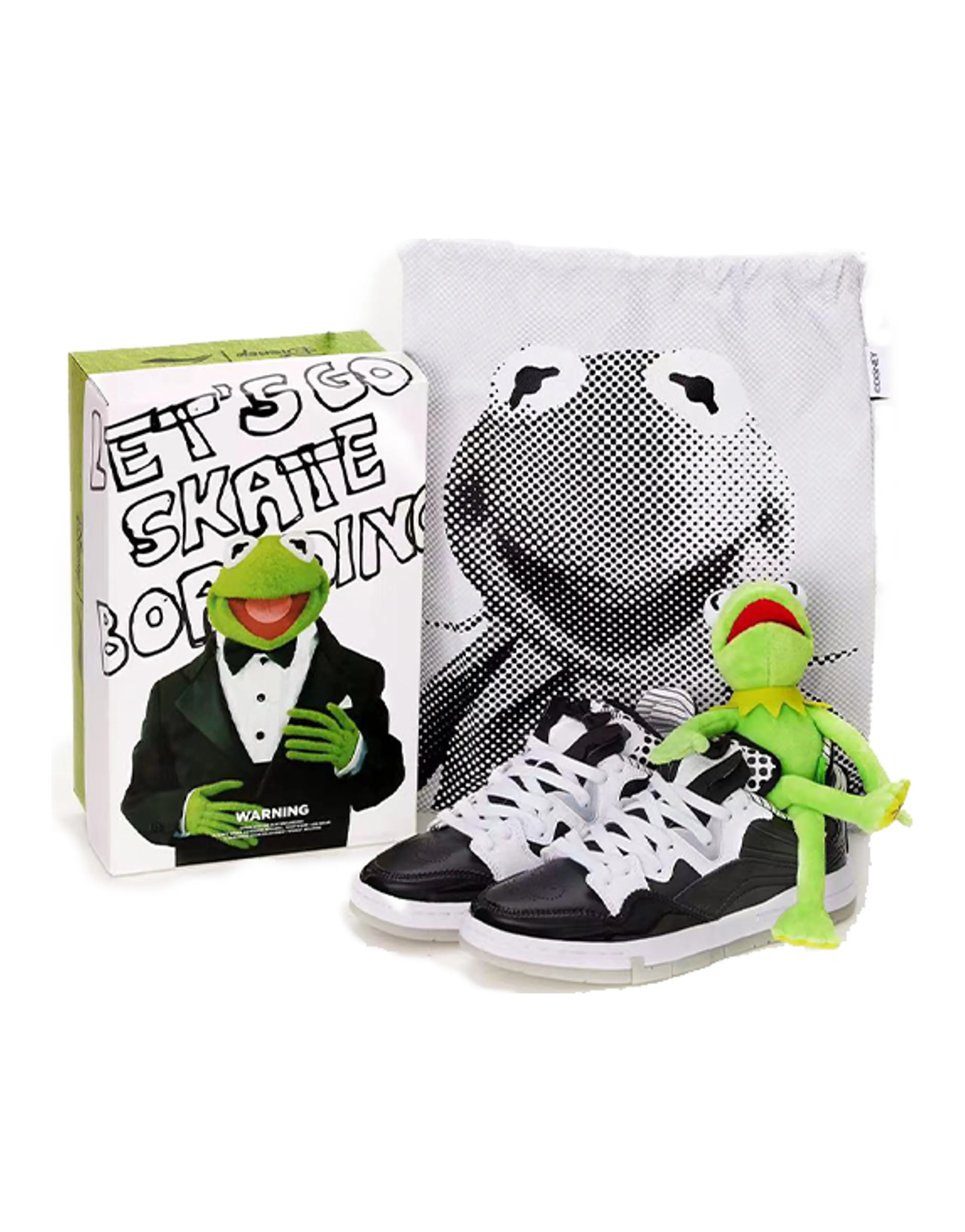 LINING Wave Pro X Kermit 'Black White' Women's
