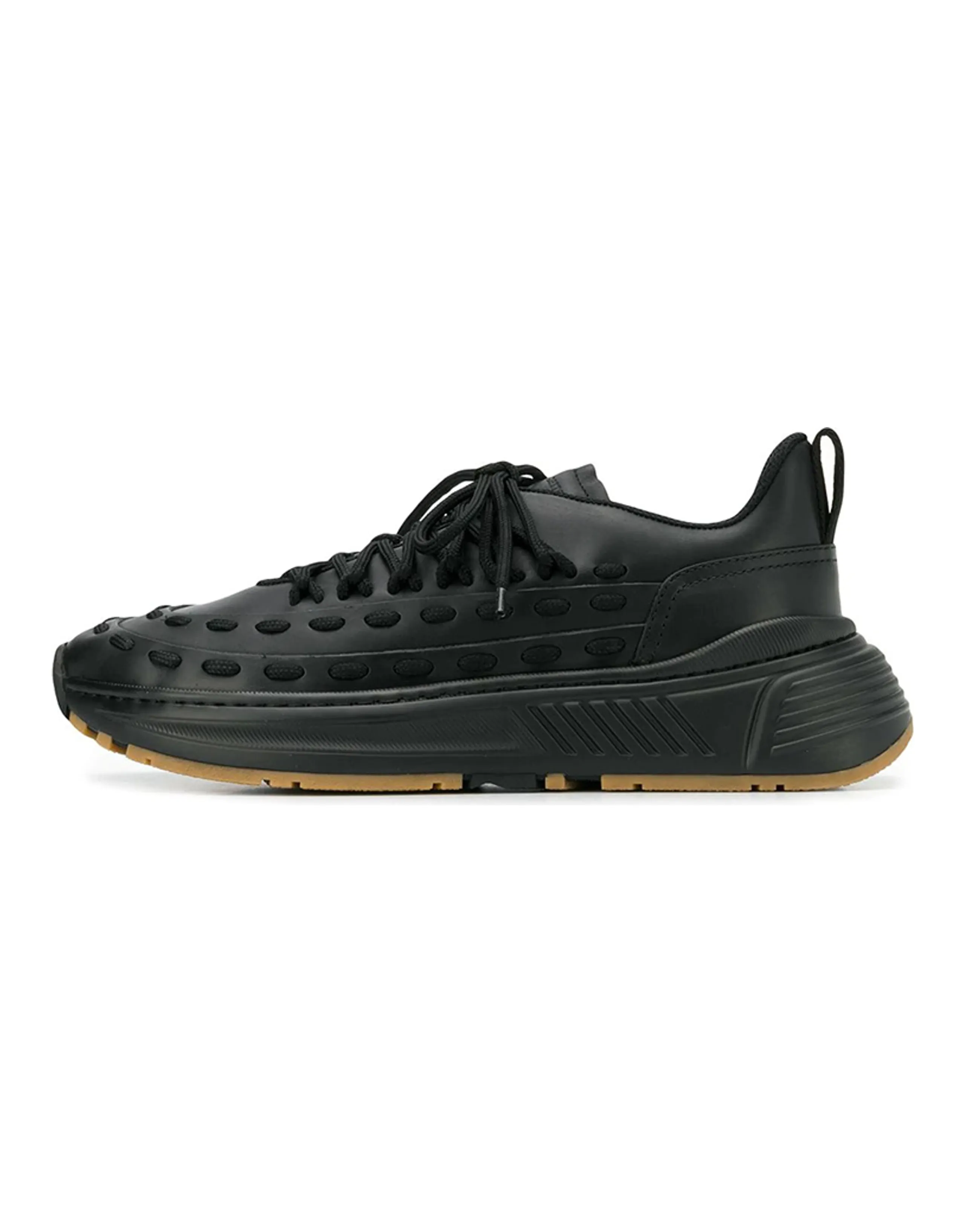 Bottega Veneta Speedster Low-Top Casual Shoes Men's Black