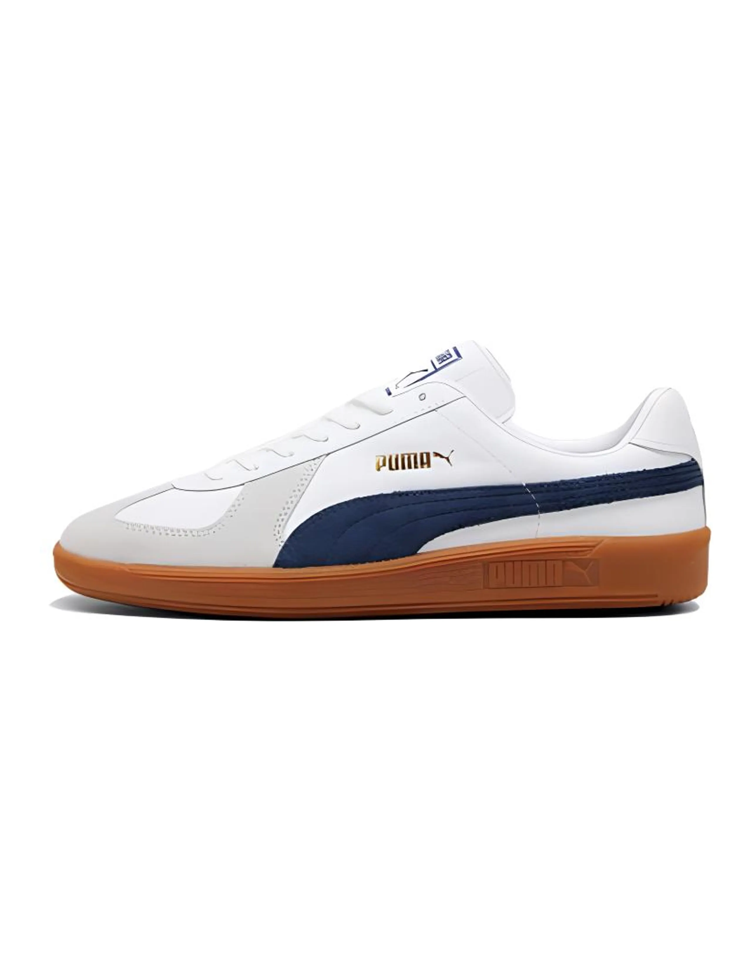 PUMA Army Trainer Anti-Slip Wear-Resistant Low-Top Skateboard Shoes Unisex Marine Blue