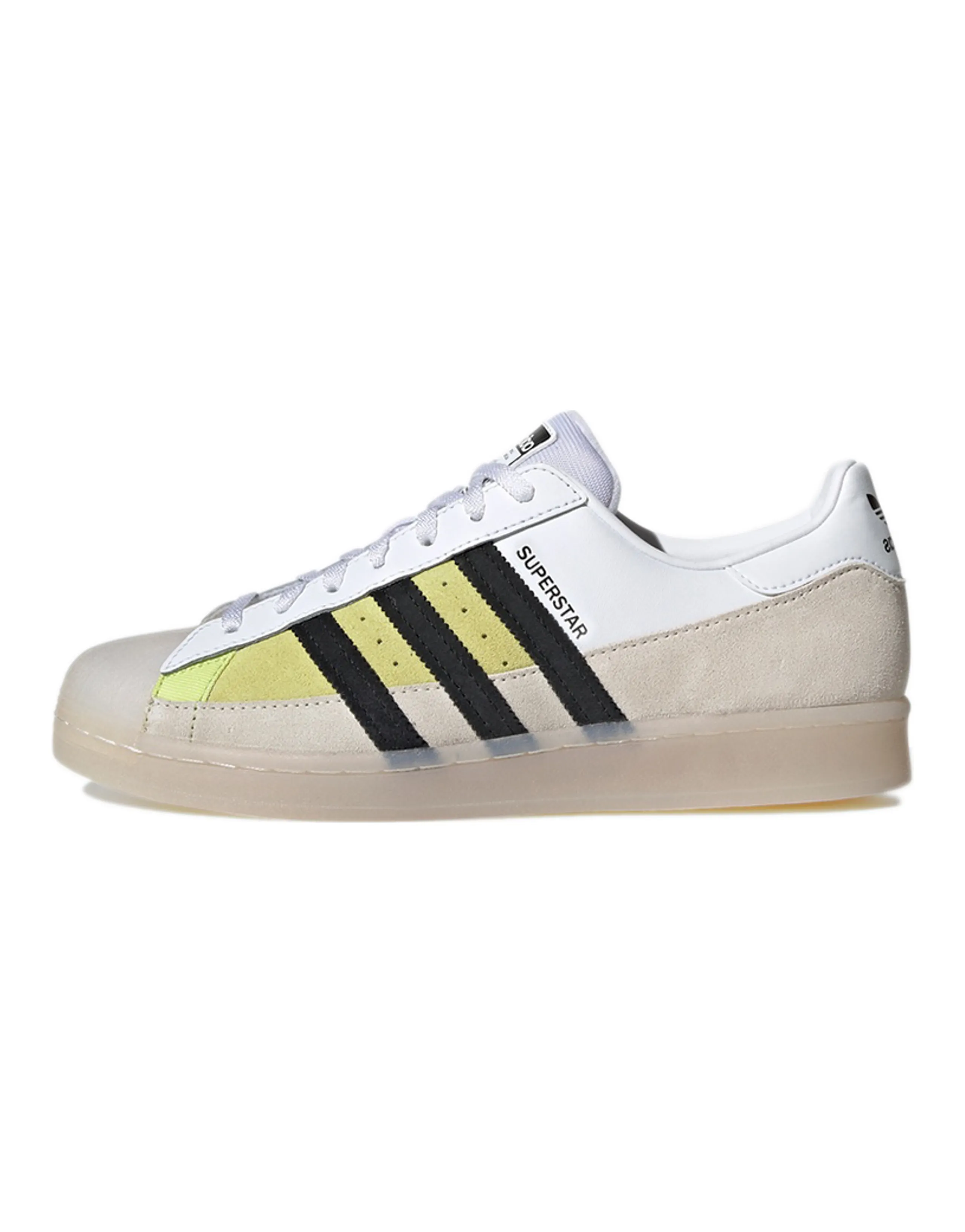 Adidas Originals Superstar Shoes 'White Khaki '