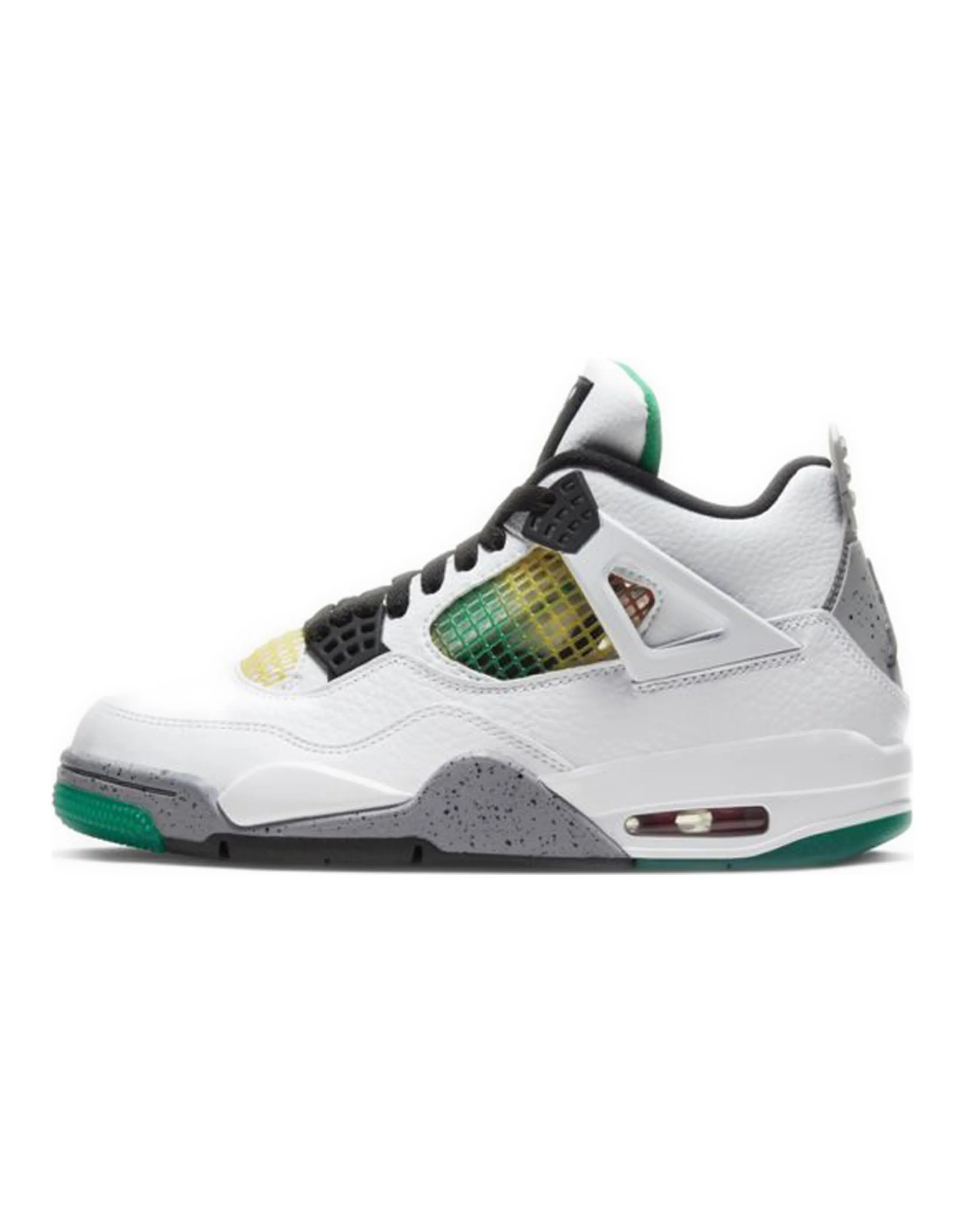 JORDAN 4 Retro Lucid Green Rasta Women's