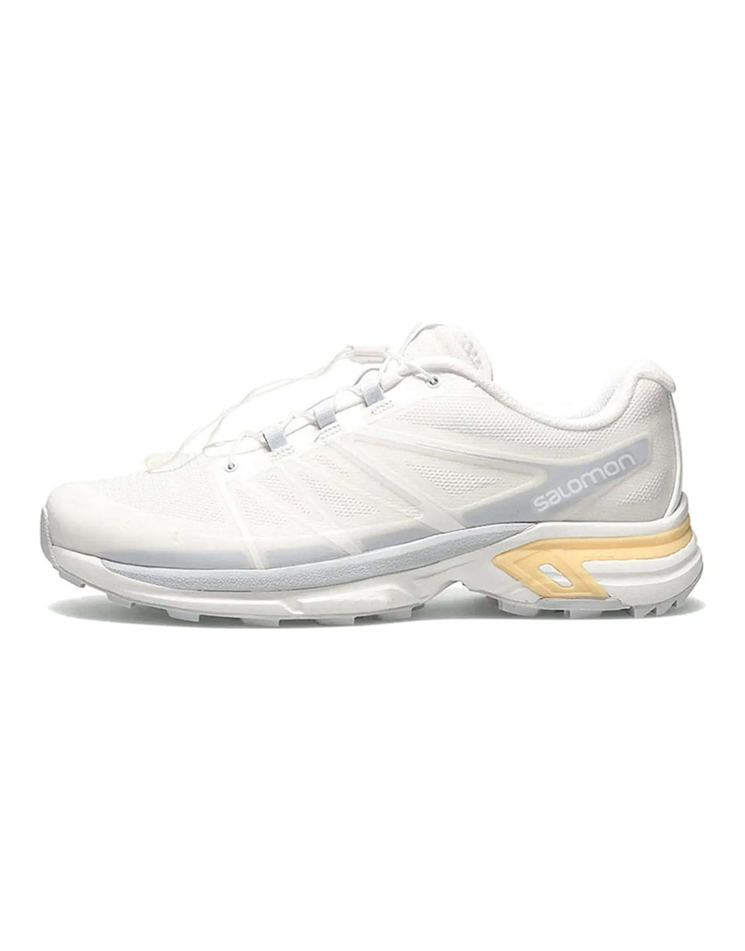 SALOMON XT Wings 2 Cushioning, Slip Resistant, Abrasion Resistant Support Low top Casual Shoes Unisex White