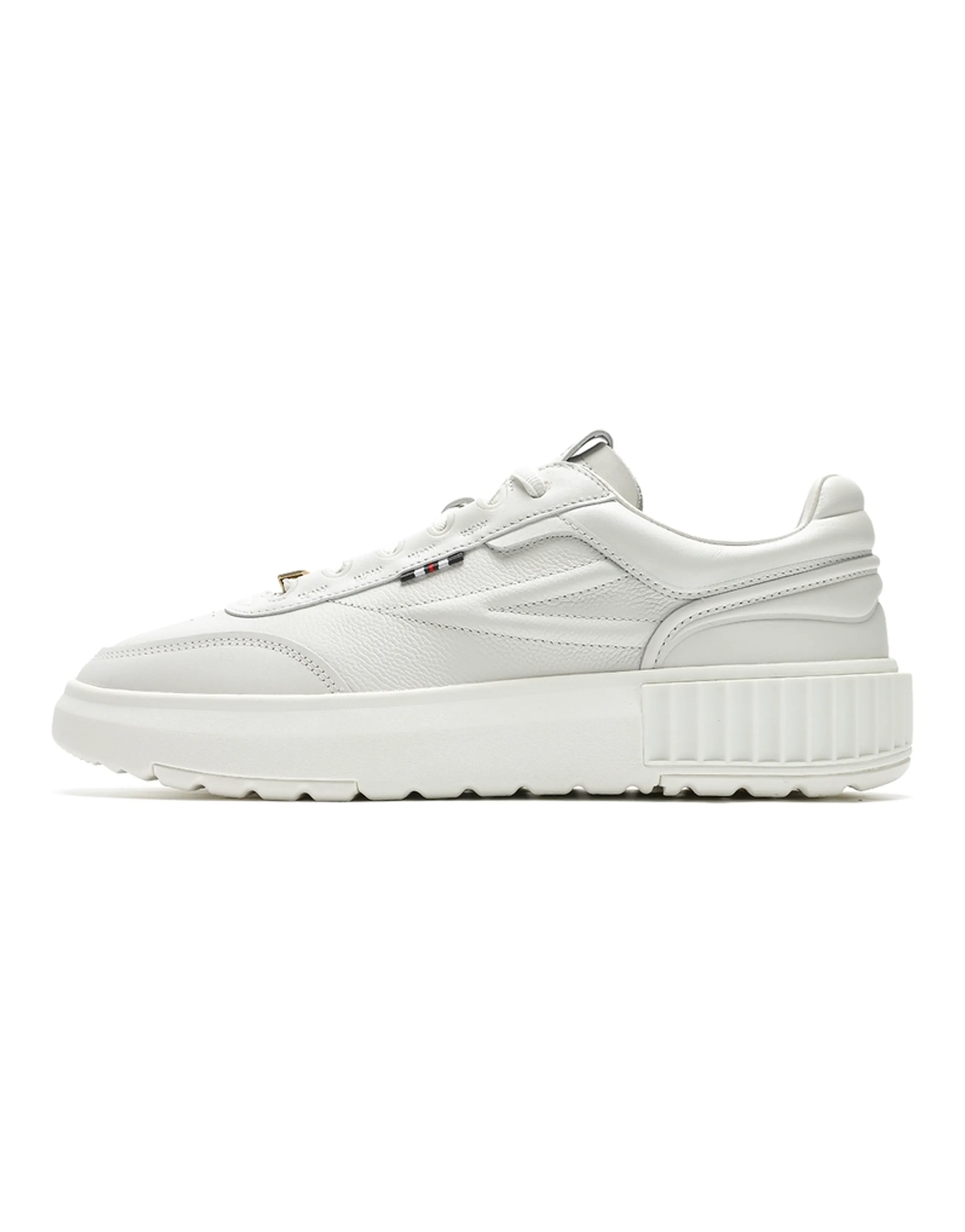 FILA Skateboard Shoes Men Low-Top White