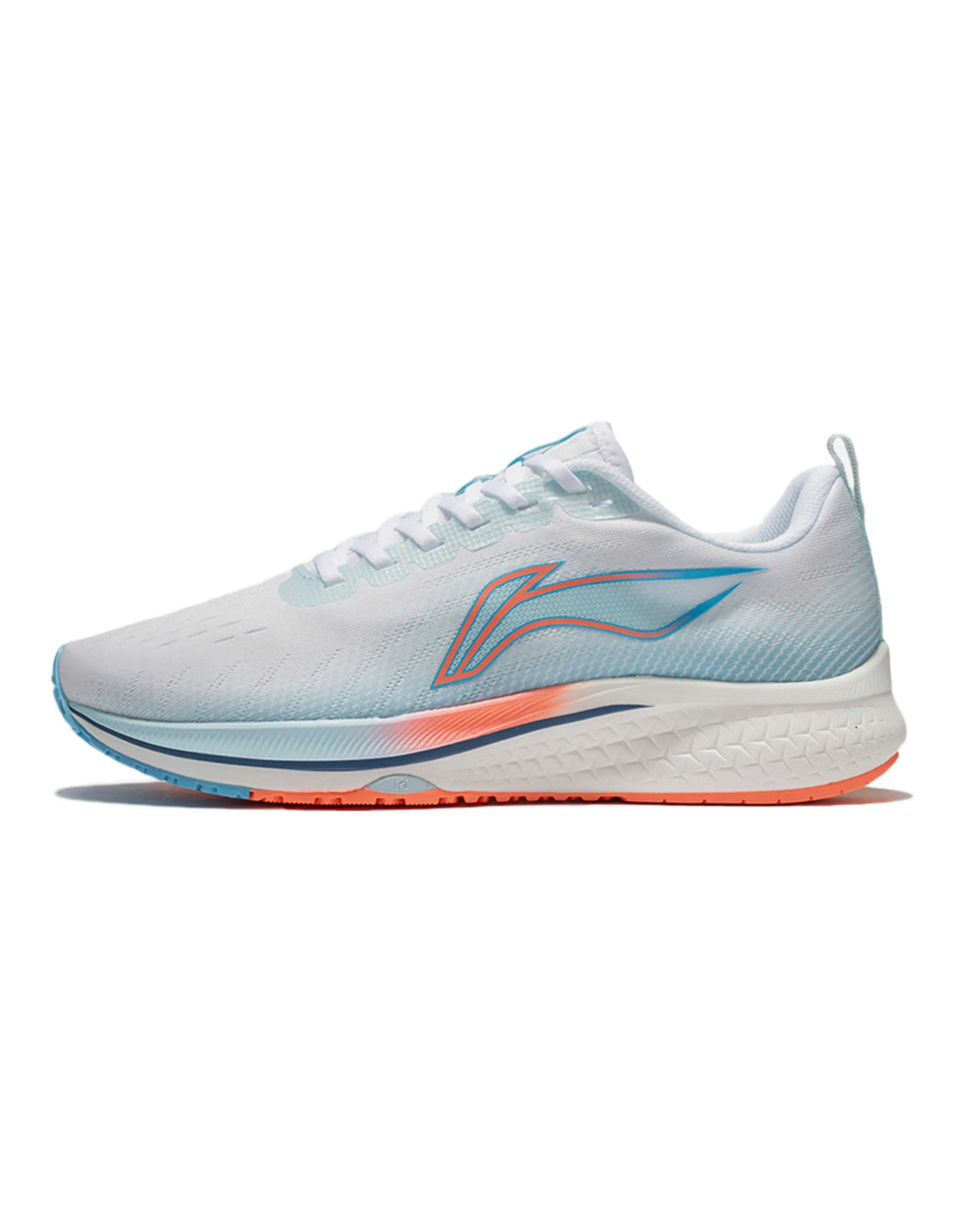 LINING Red Hare 5 Running Shoes Women's Low-Top Standard White/Light Azure Blue