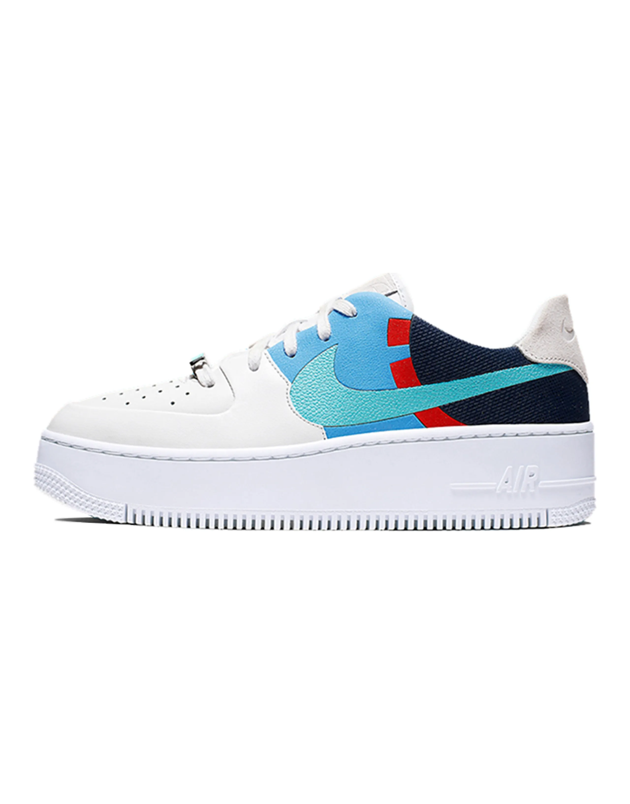 Nike Air Force 1 Low Sage White Light Blue Women's