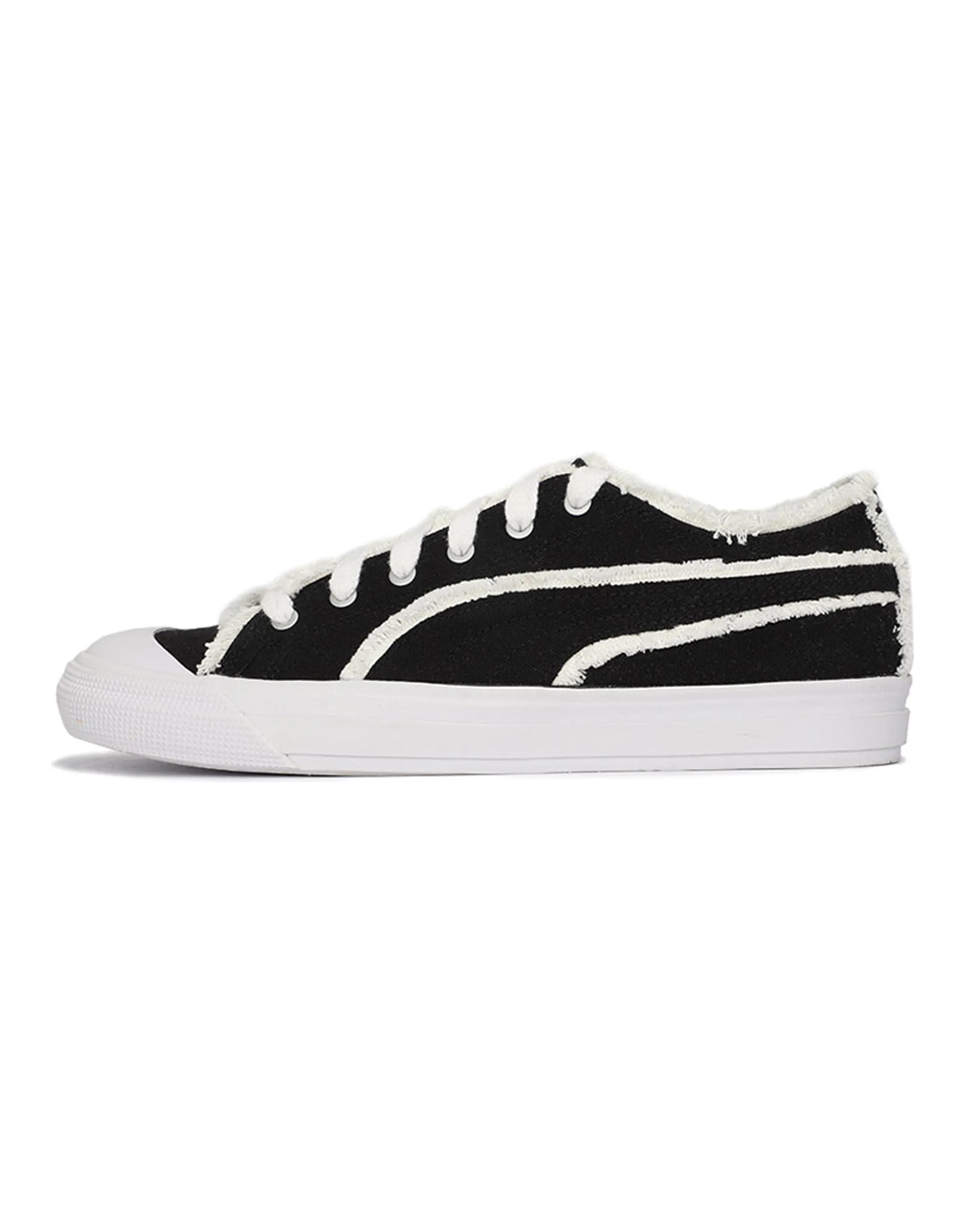 PUMA Capri Raw Cut Board Shoes Black/White