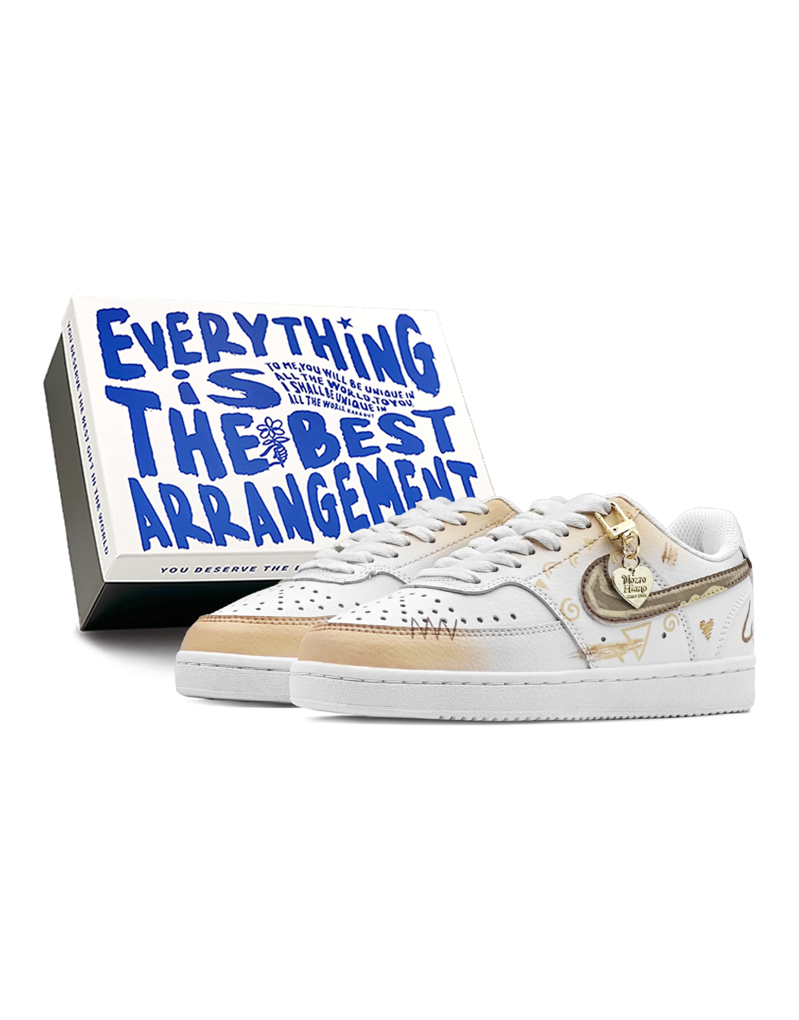Nike Court Vision 1 Skateboard Shoes Women's Low-Top White