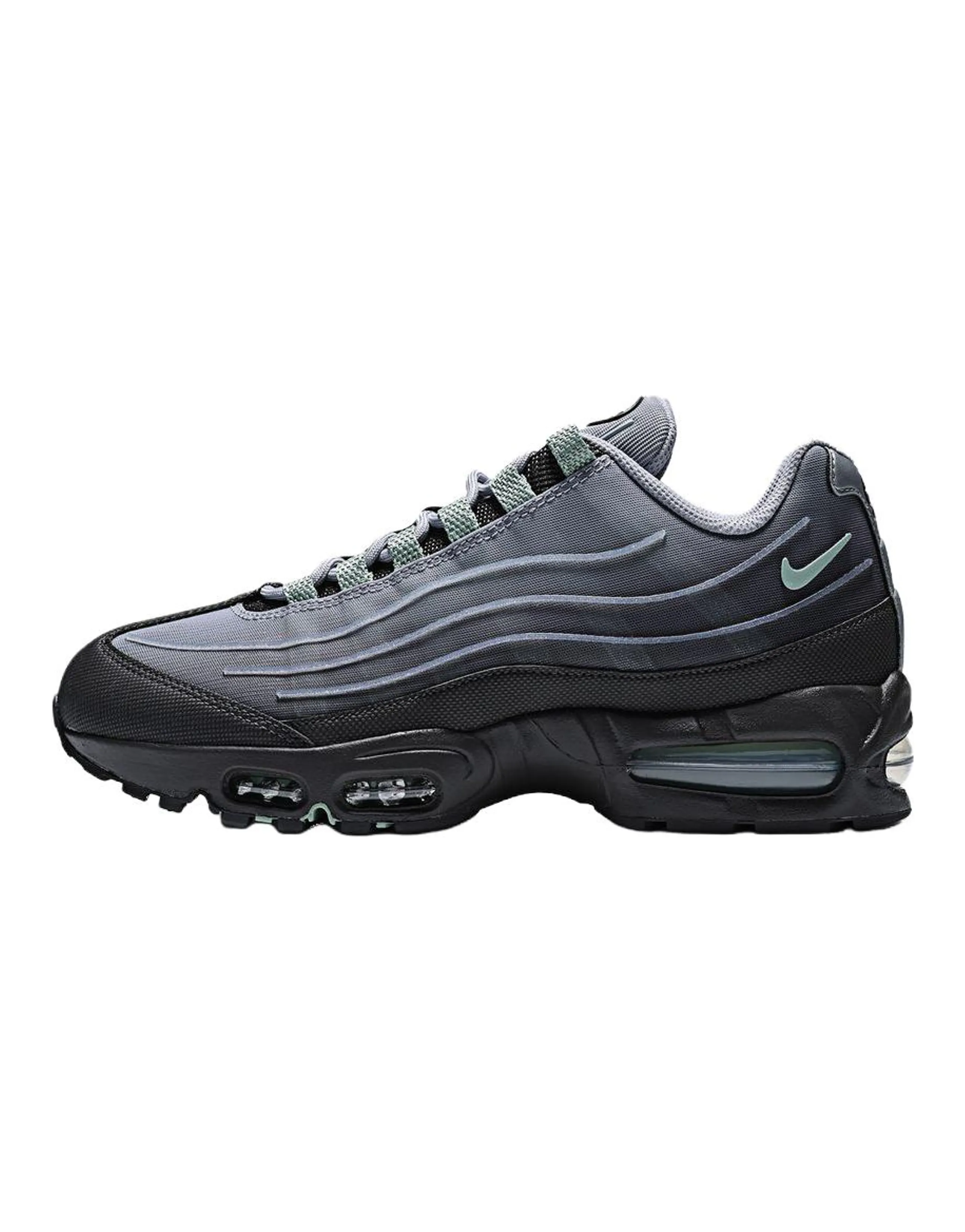 Nike Air Max 95 Comfortable Versatile Casual Running Shoes Men's Dark Gray