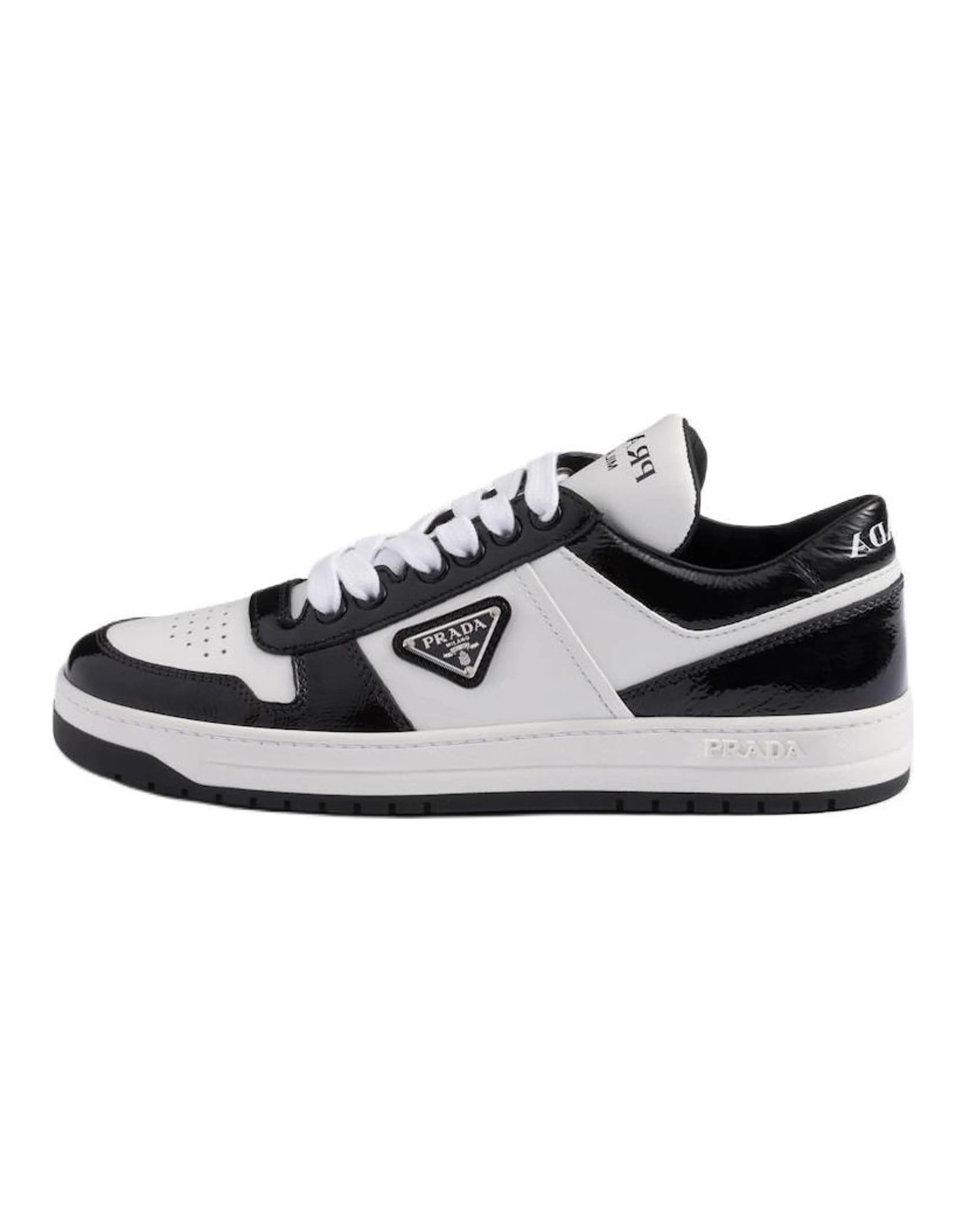 PRADA Prada Downtown Low-Top Skateboard Shoes Women's Black White