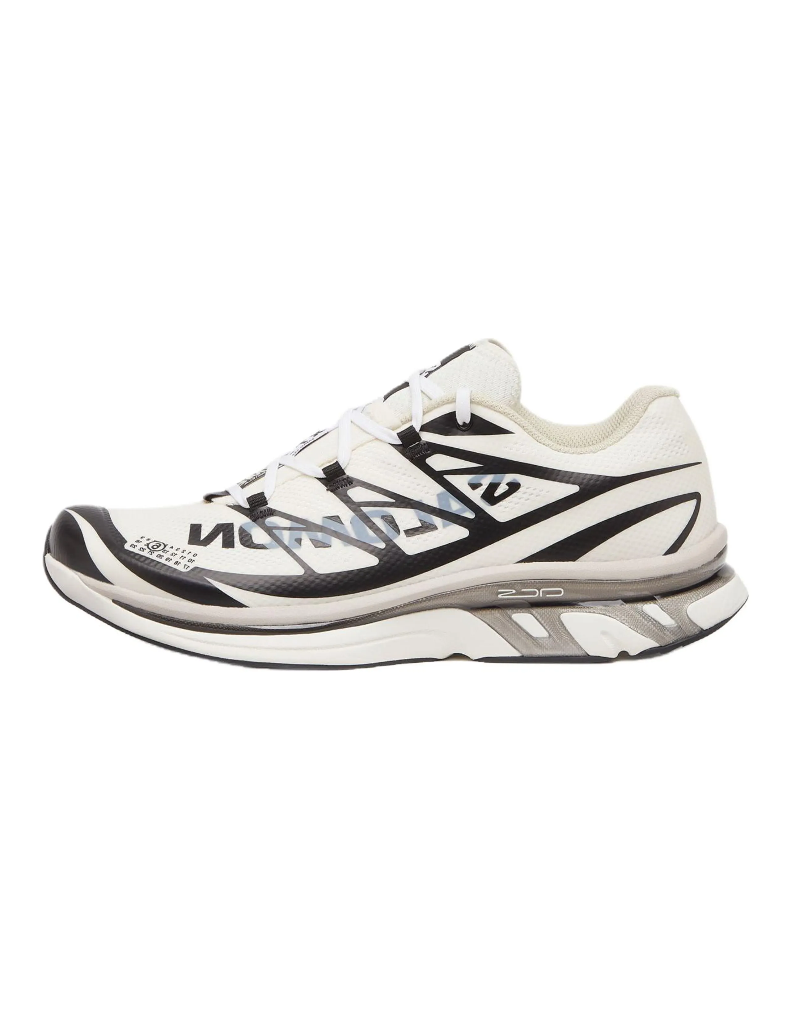 MM6 Maison Margiela x SALOMON Collaboration XT Polyester Round-Toe Lace-Up Low-Top Casual Shoes Men's White