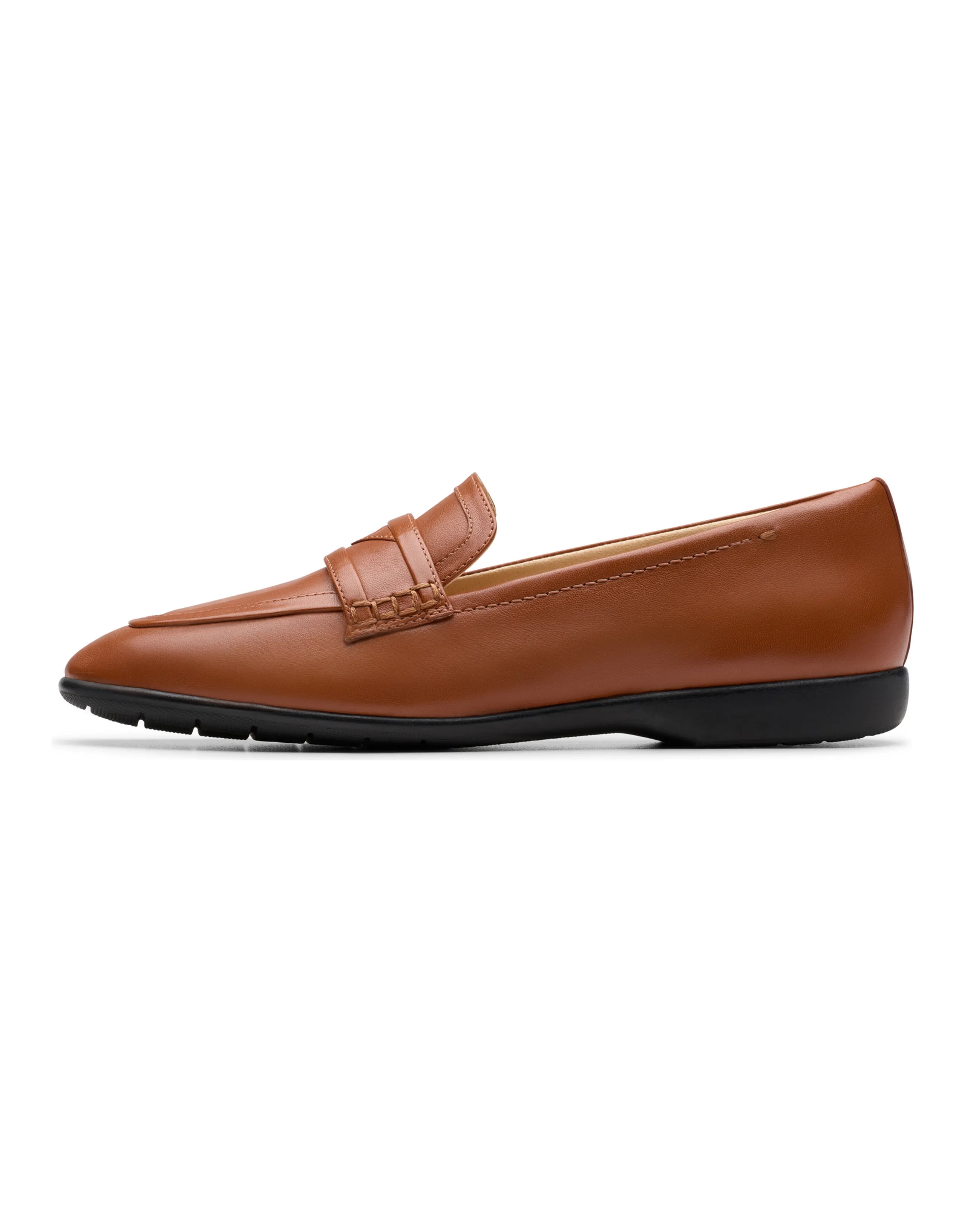 Clarks Leather Coley15 Step Modern Commuter Slip-On Loafers Women's Brown