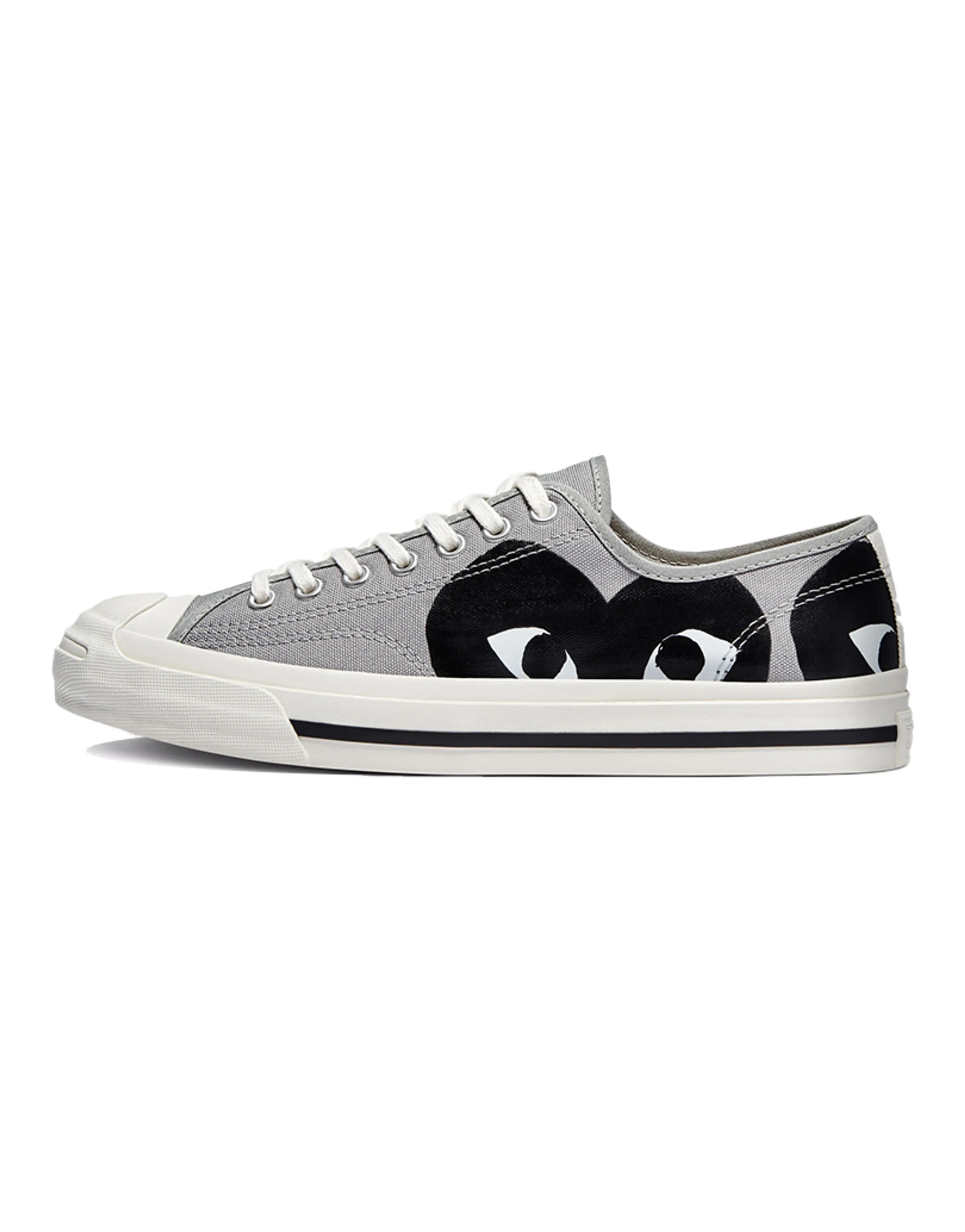Converse Jack Purcell Comme Des Garcons Play Grey Black
