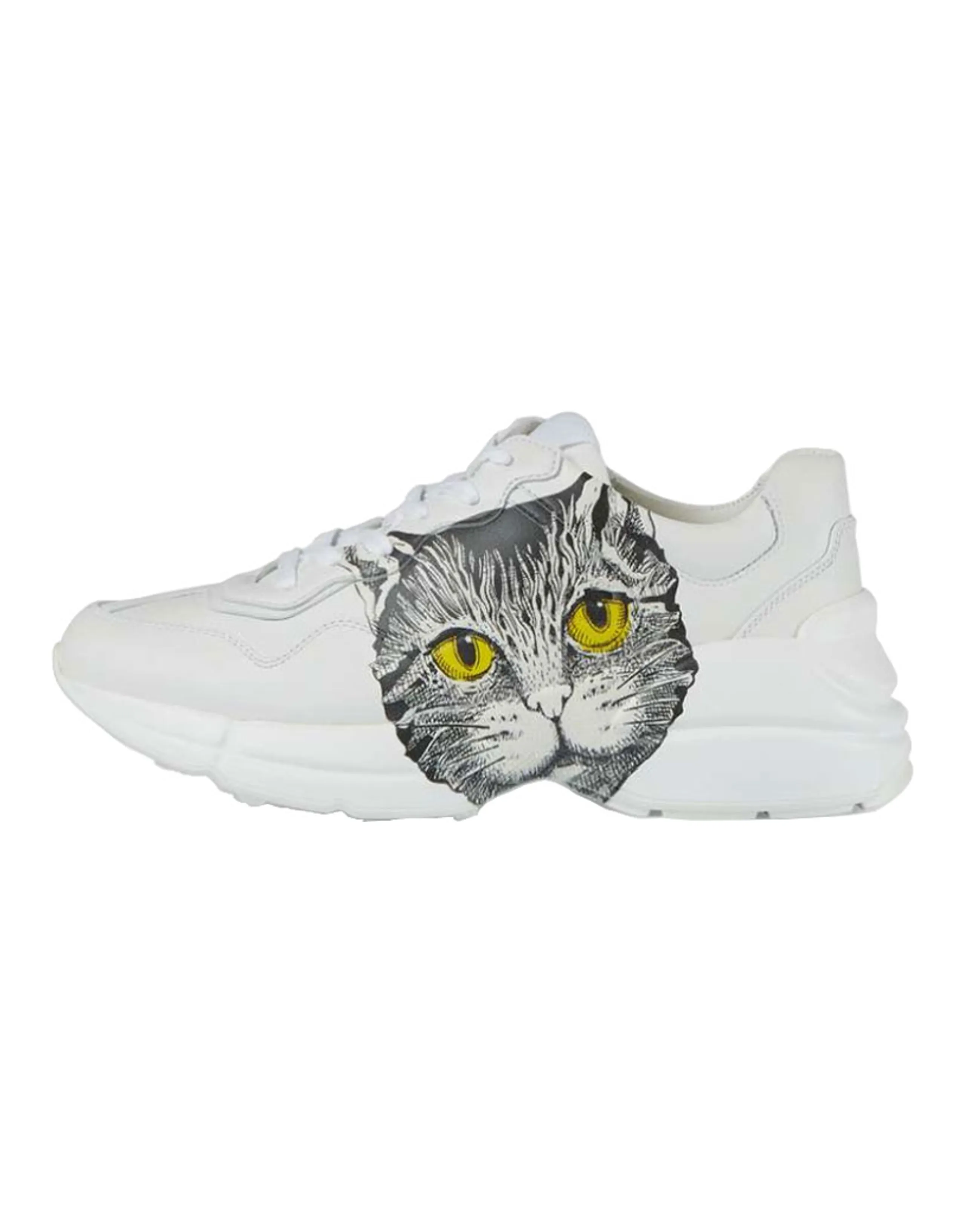 GUCCI Rhyton Mystic Cat White Women's