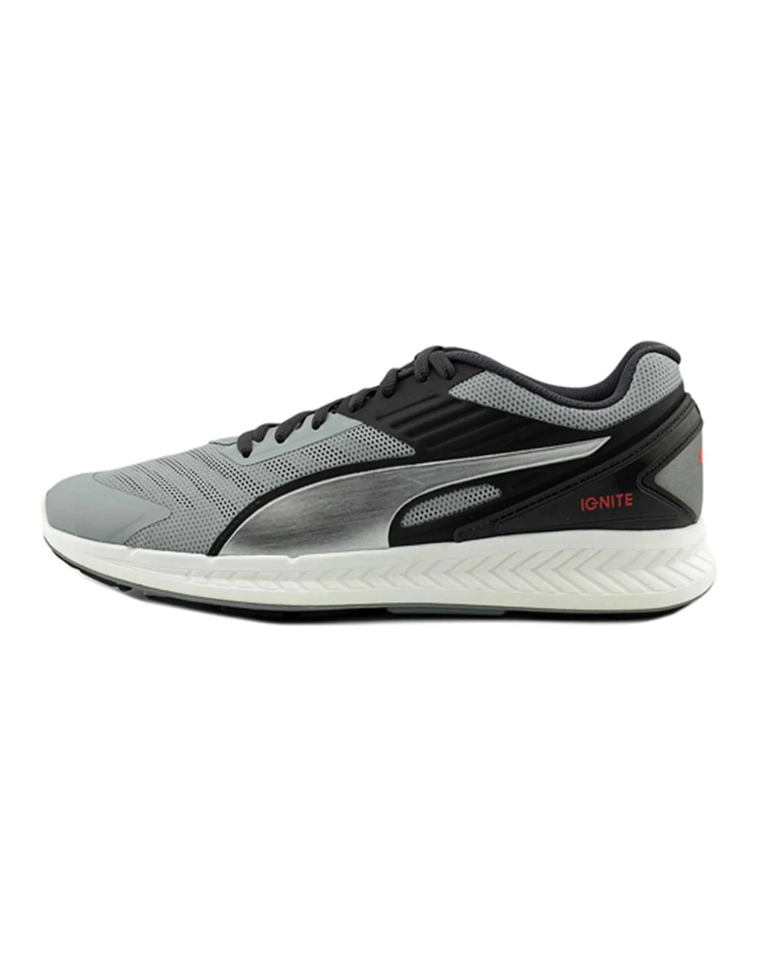 PUMA Ignite Casual Shoes Men Low-Top Gray/Black