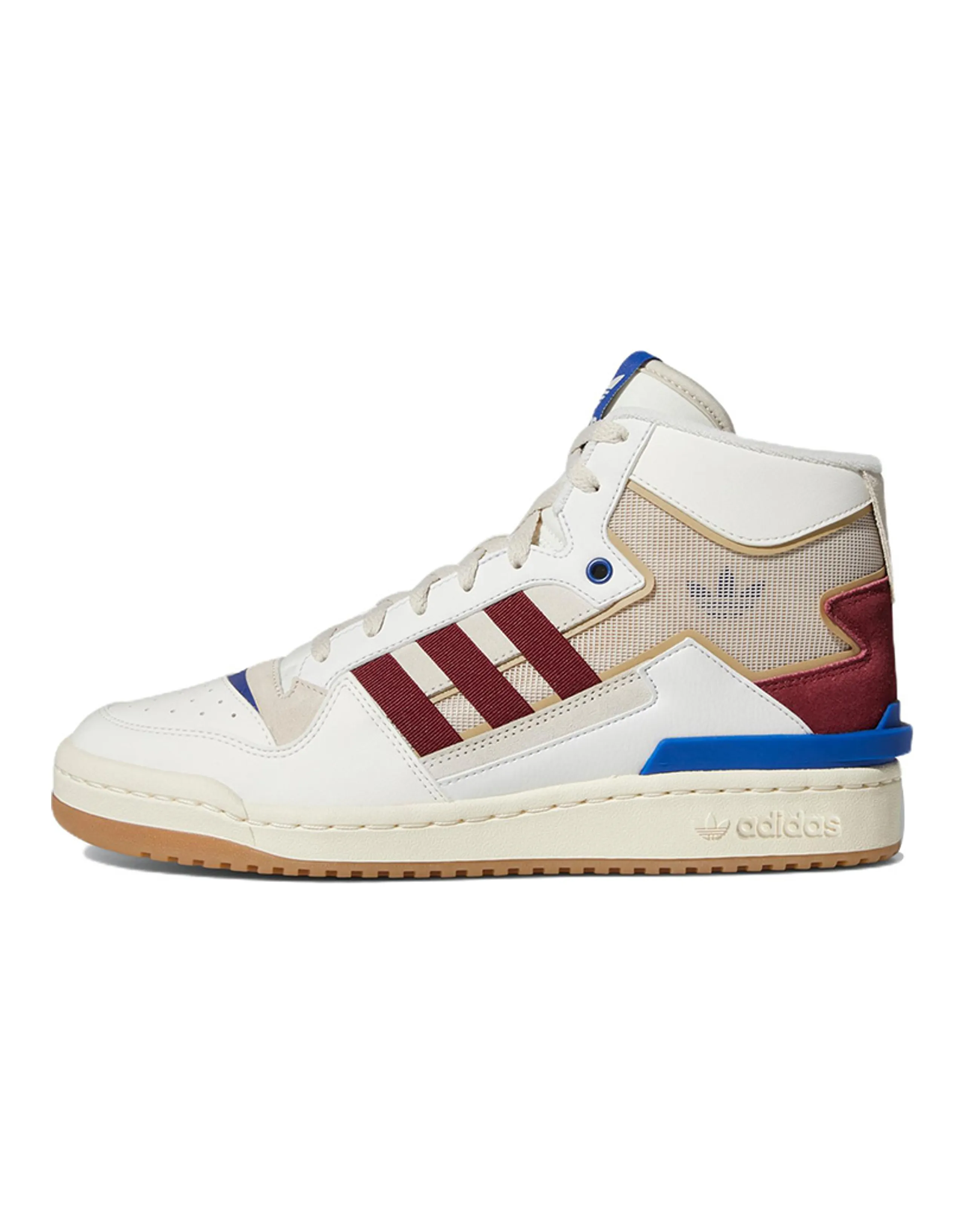 Adidas Originals Forum Exhibit Mid 2 'White Collegiate Burgundy'