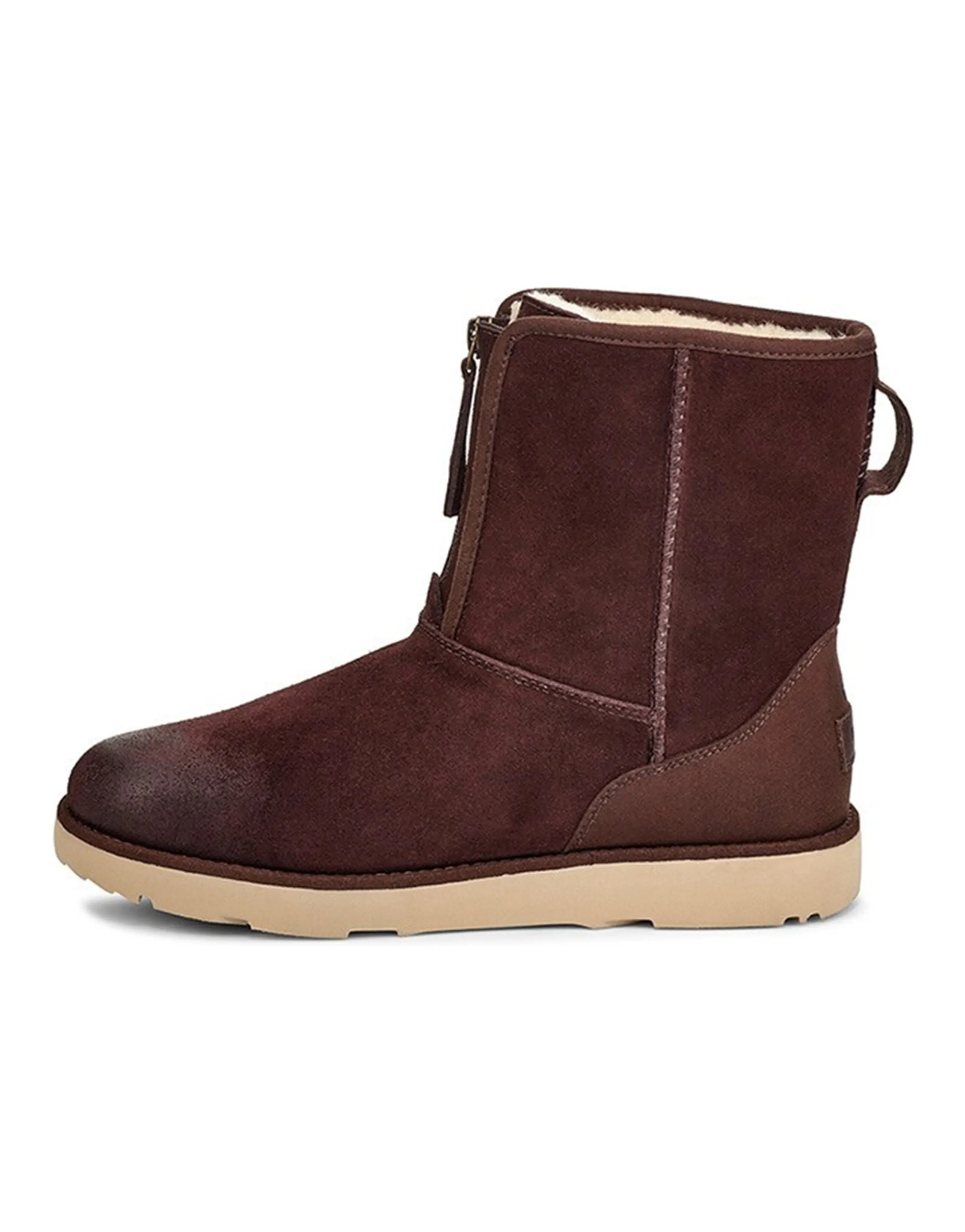 UGG Classic Short Front Zip Boot 'Stout Brown'