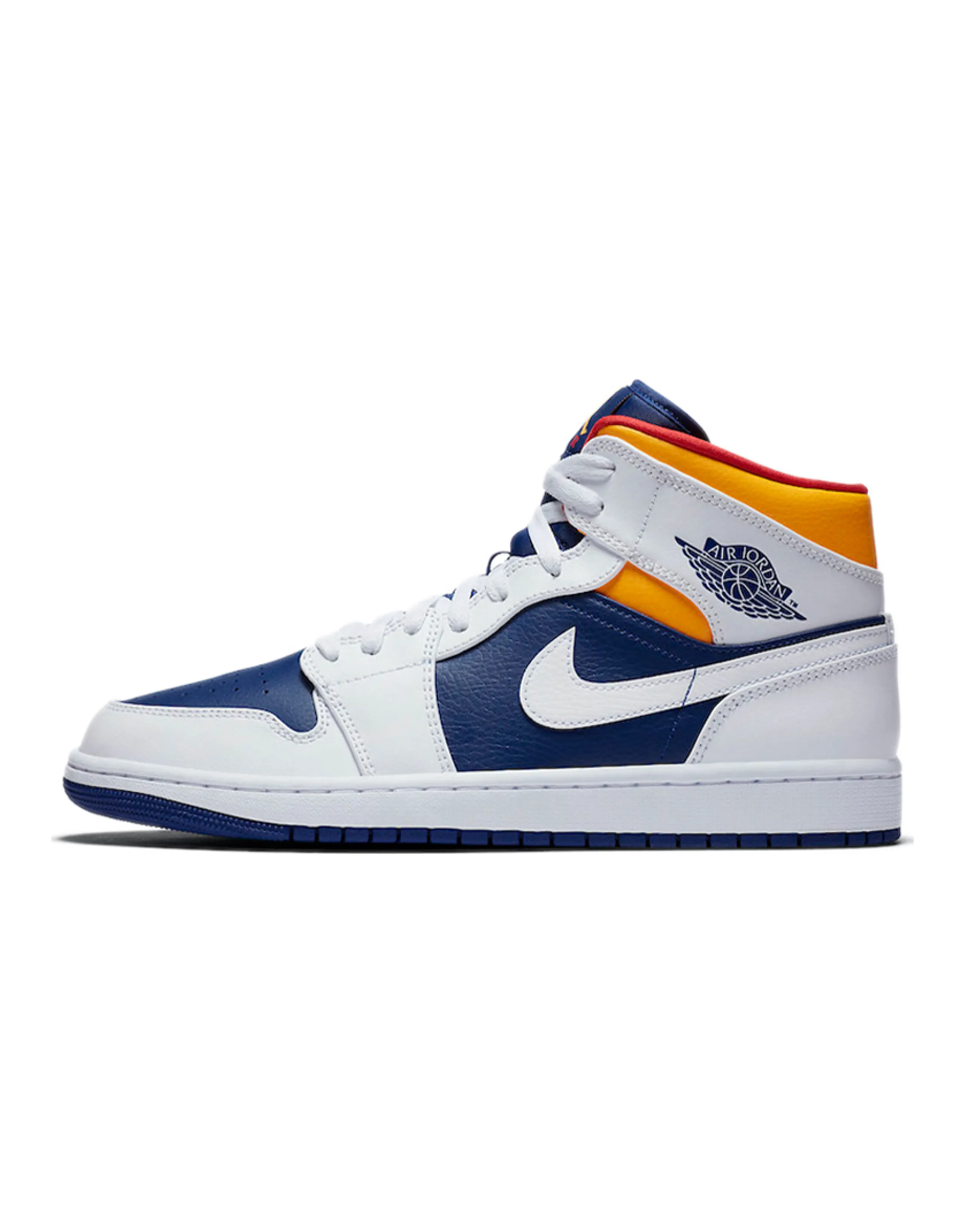 JORDAN 1 Mid Royal Blue Laser Orange