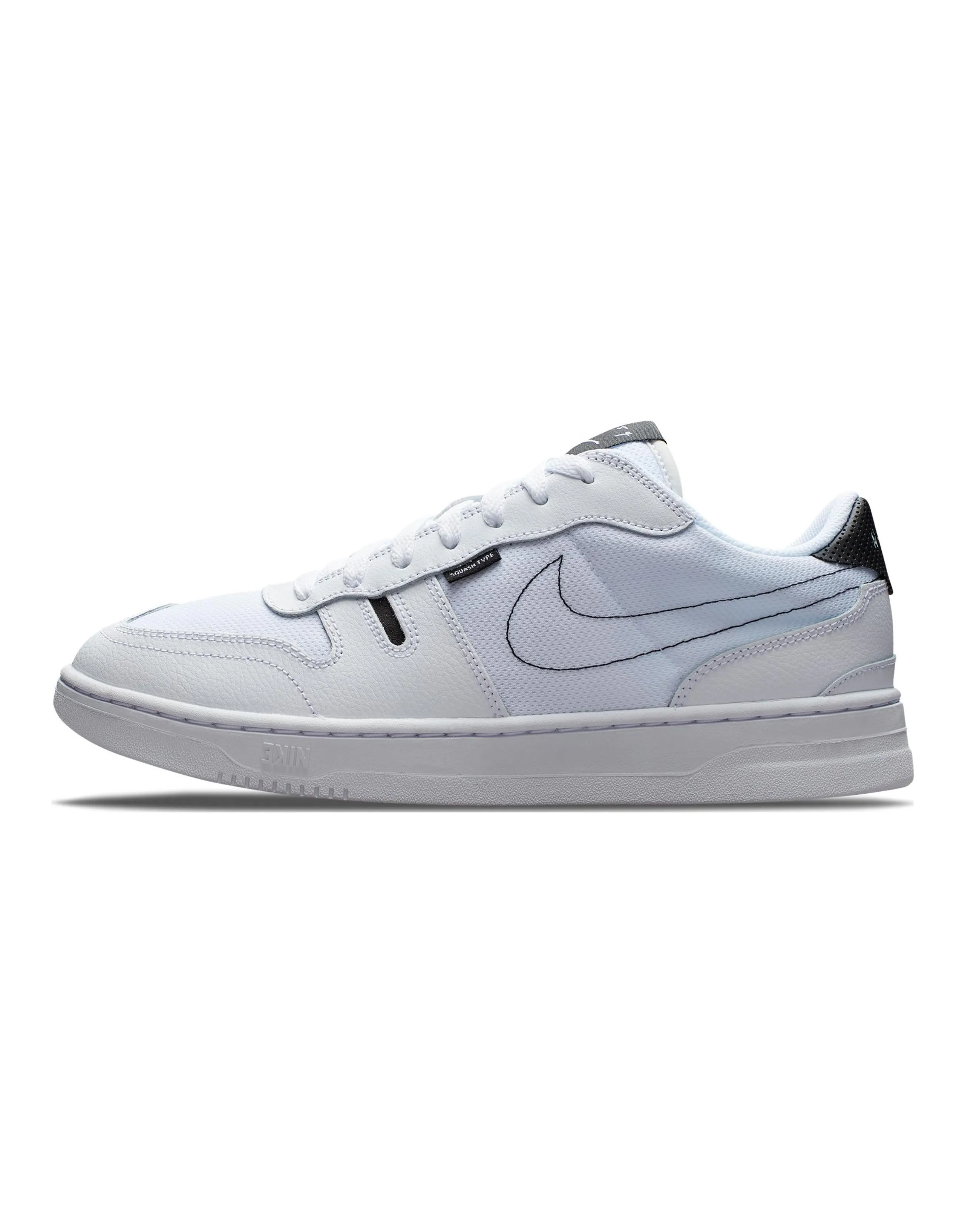 Nike Squash Type Low Tops Casual Skateboarding Shoes White Black
