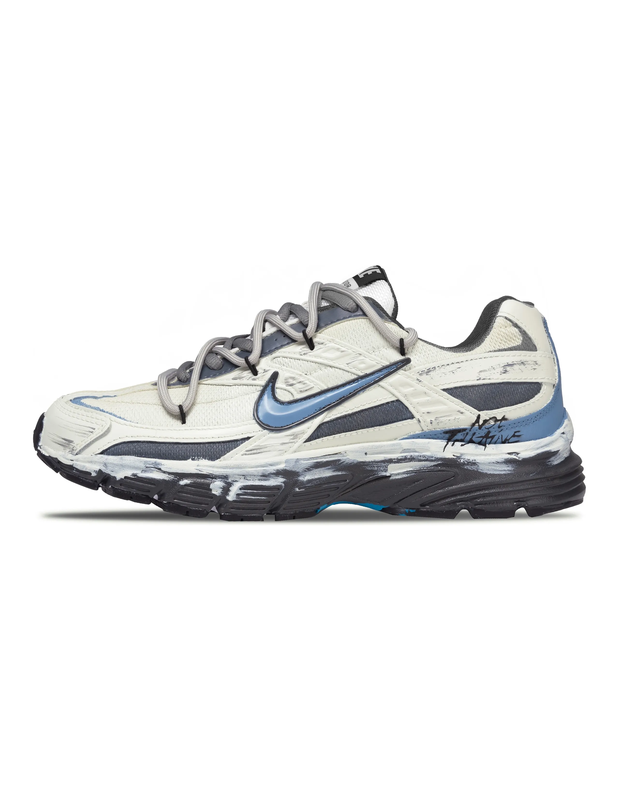 Custom Nike Initiator 'Fog Blue Wasteland' Low-Top Sneakers Men's Blue White