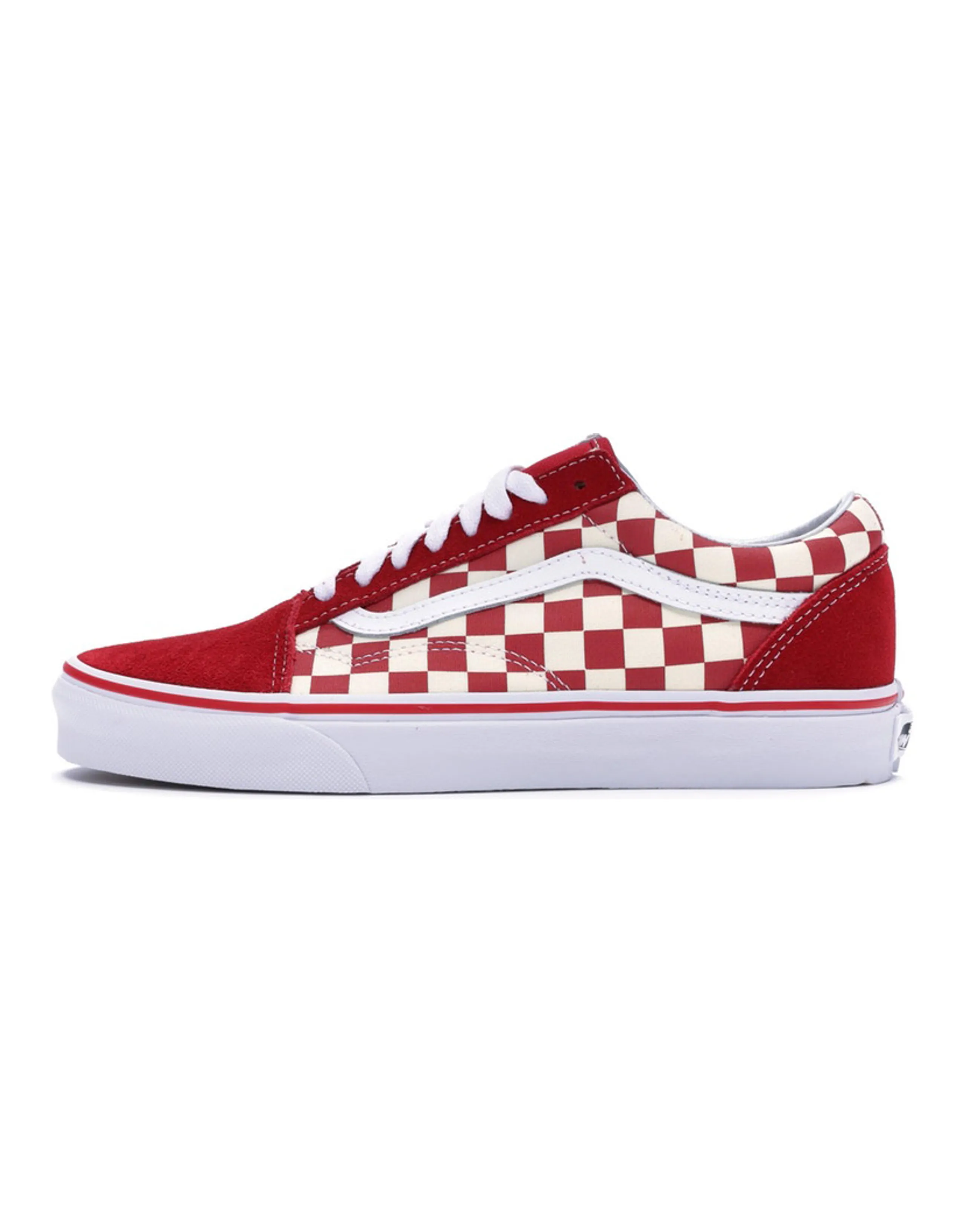 Vans Old Skool Checkerboard Racing Red