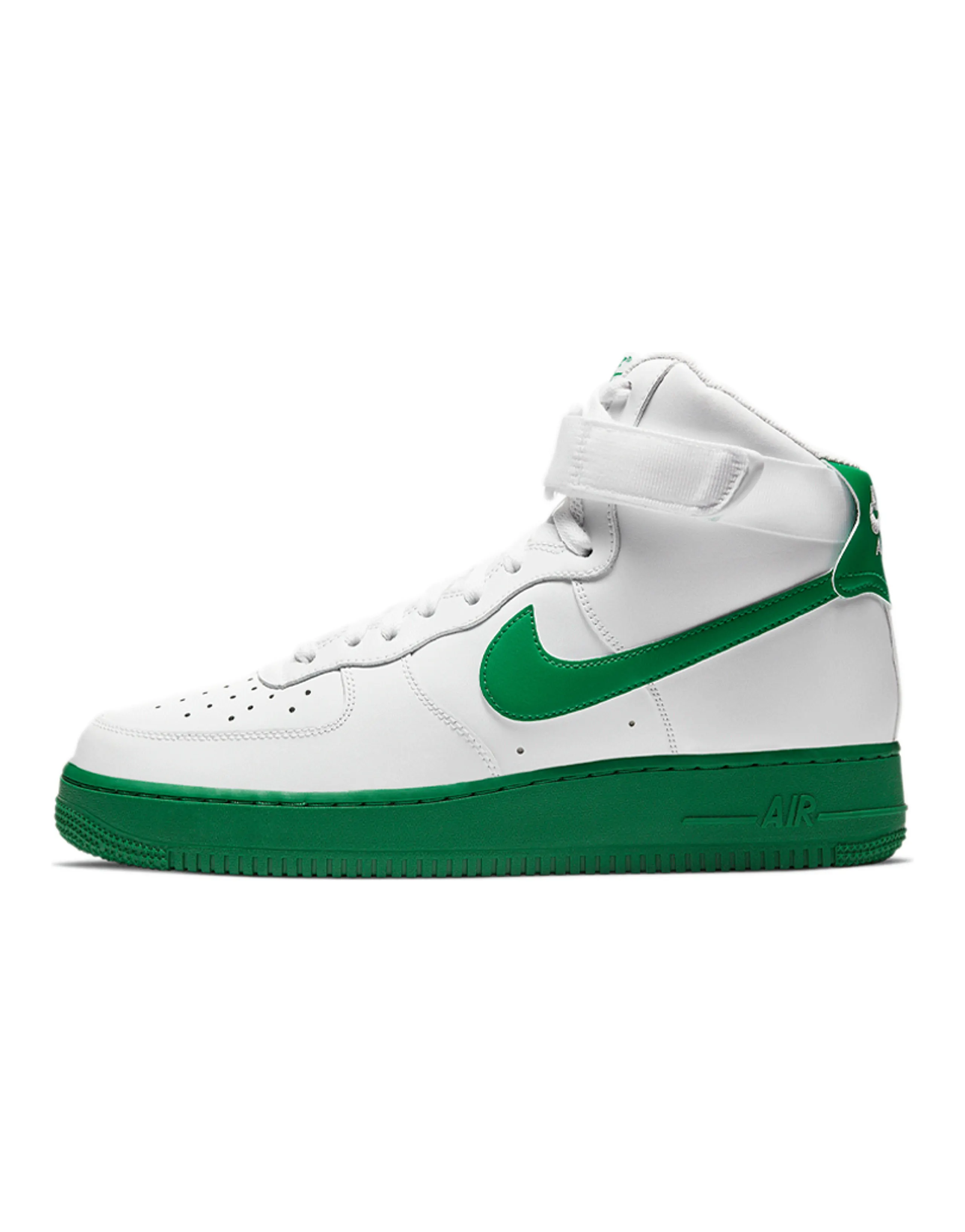Nike Air Force 1 High White Green Midsole
