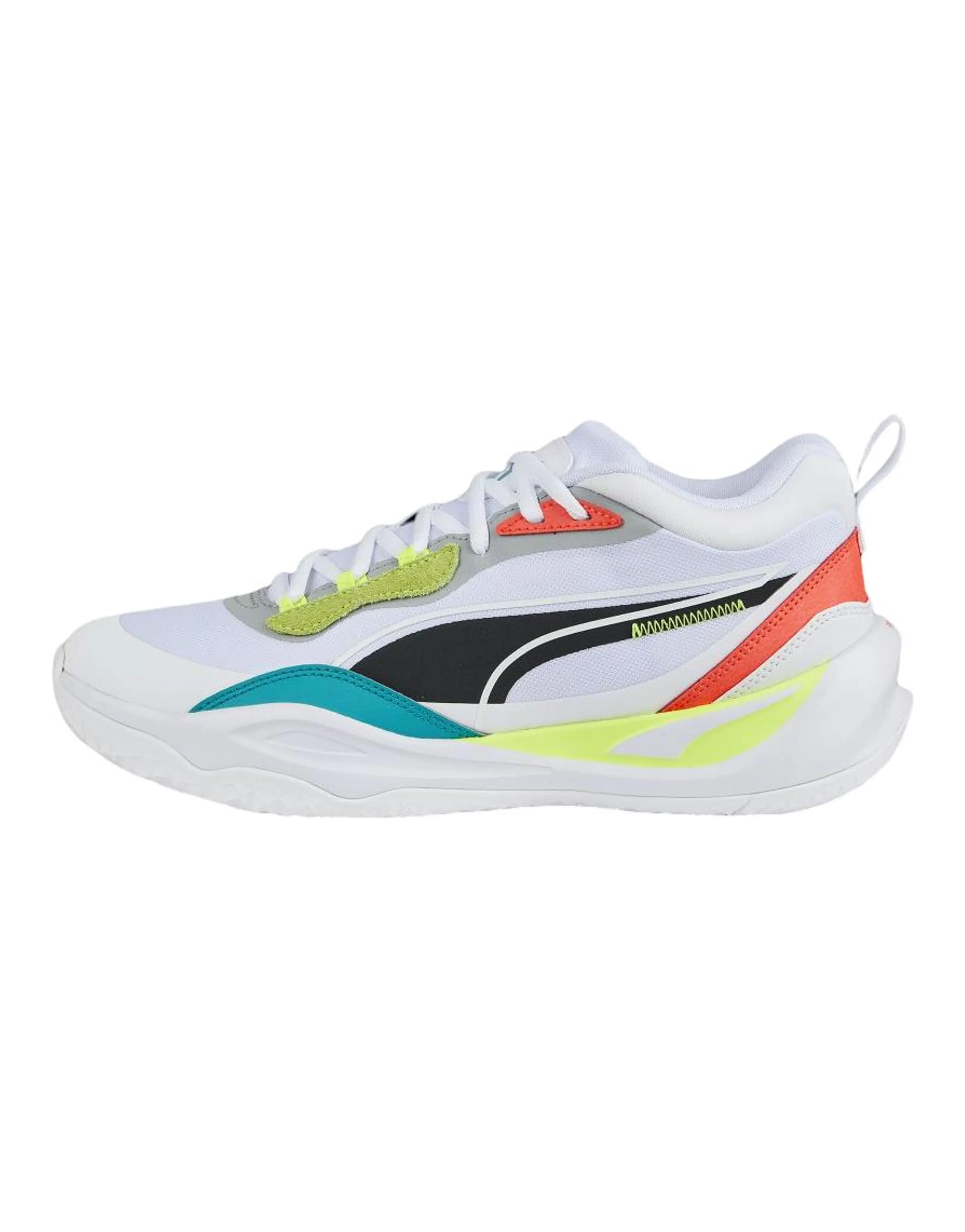 PUMA Playmaker Pro 'White Fiery Coral Lime'